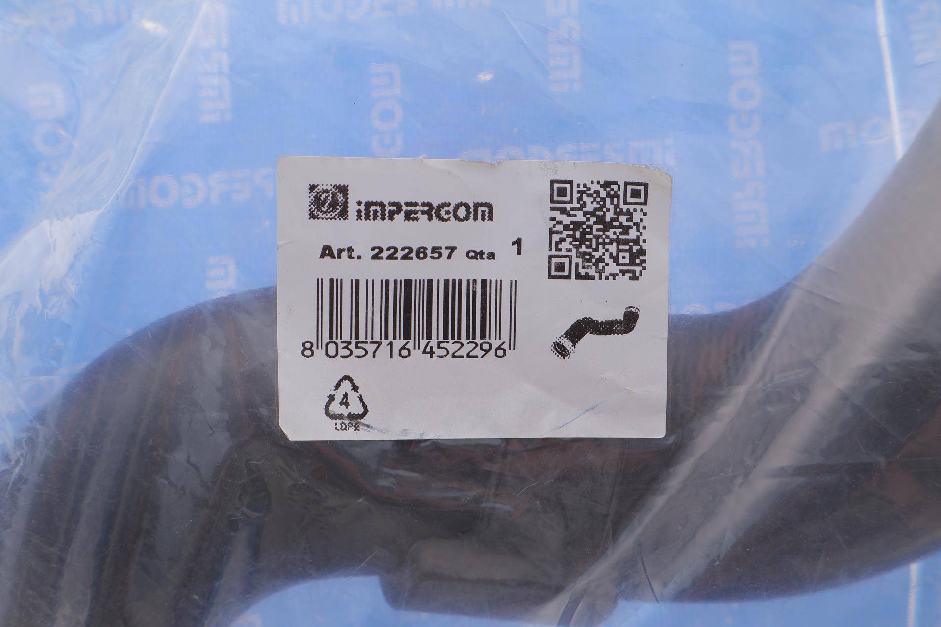 Патрубок інтеркулера MB C-class (W203/S203) 2.2CDI 00-08 (OM611/OM646)