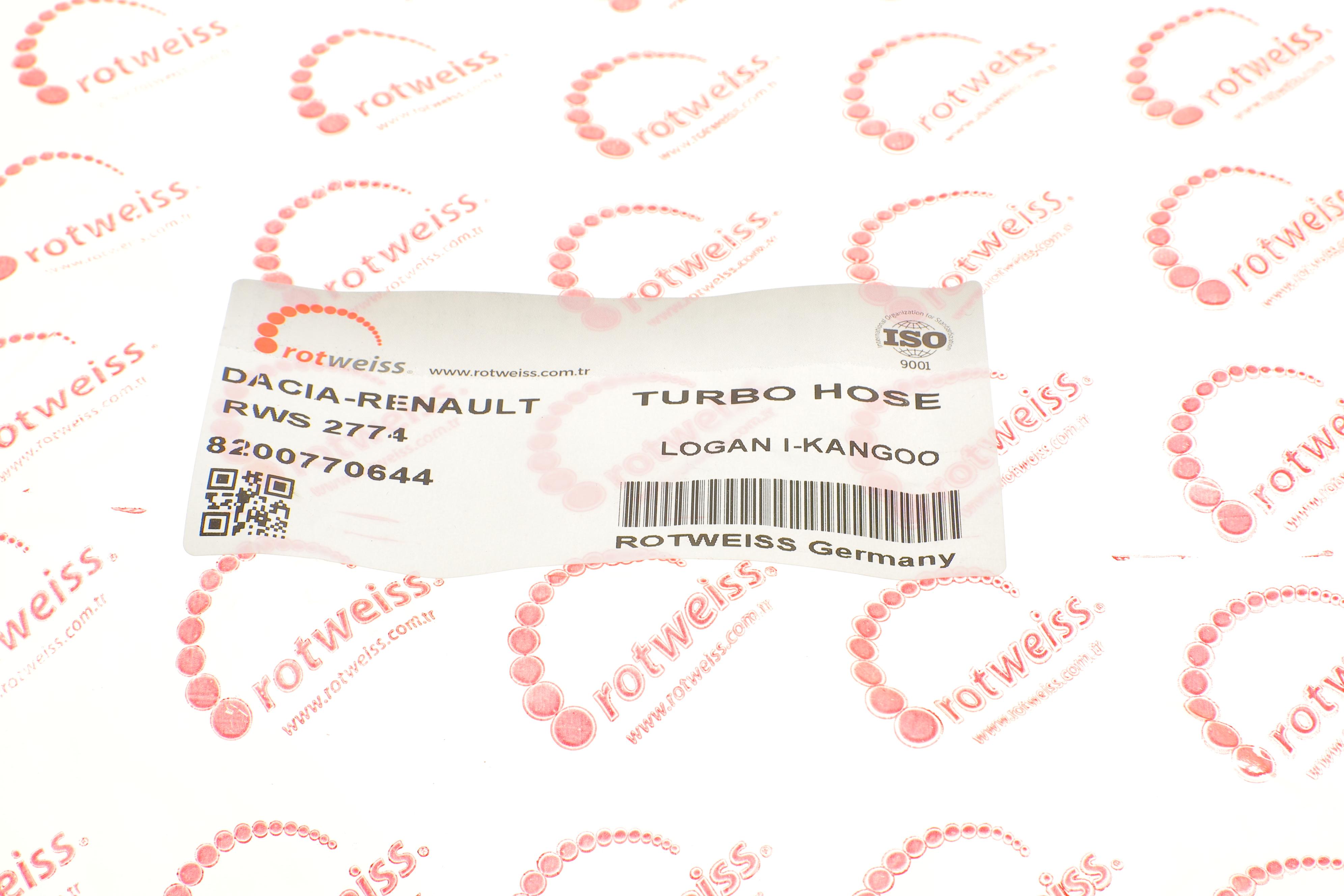 Патрубок турбіни Renault Kangoo 1.5dCi 97-07 (к-кт в зборі)