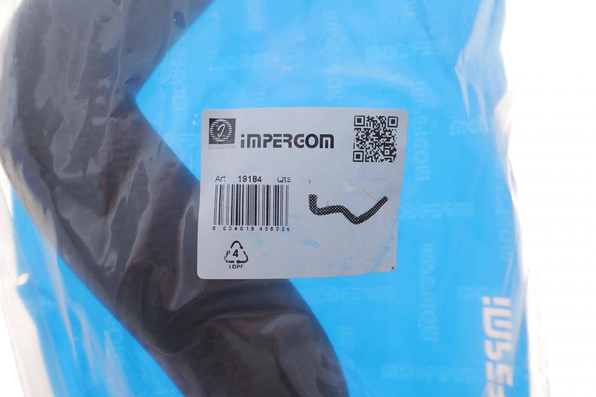 Патрубок інтеркулера Fiat Doblo 1.9JTD 01-