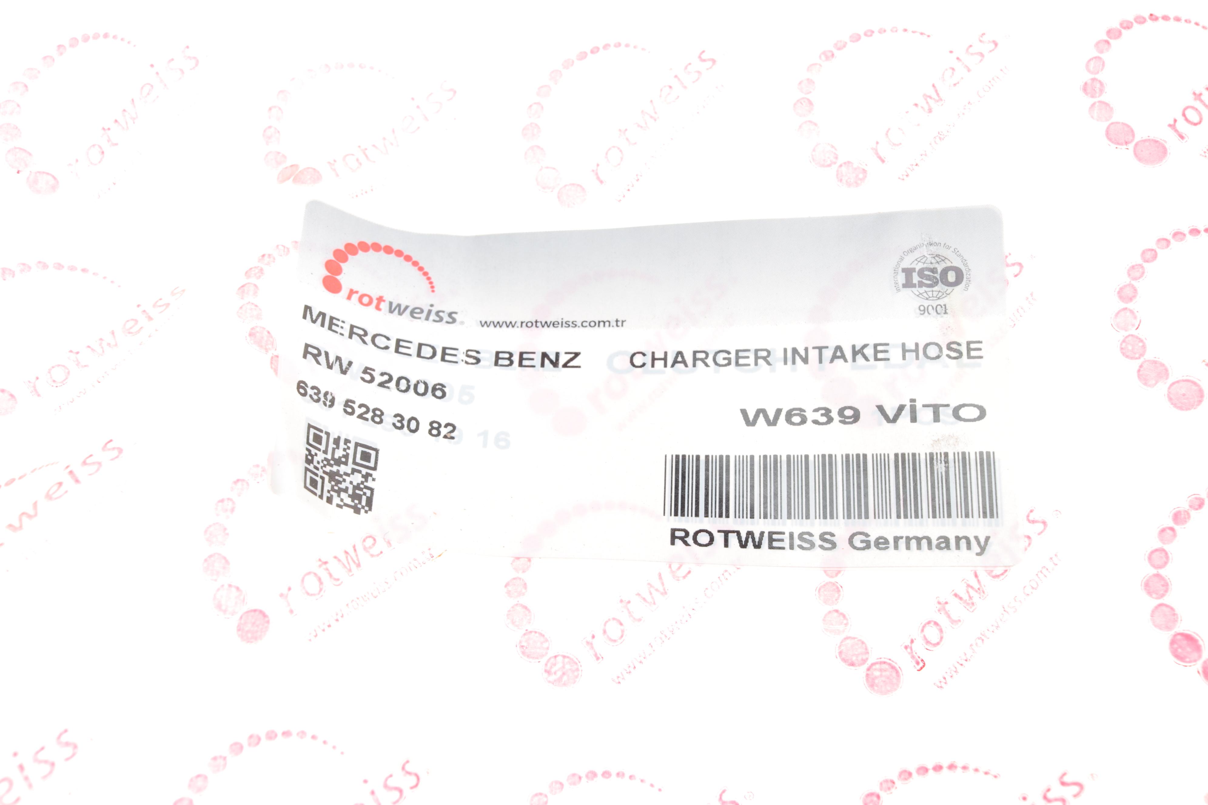 Патрубок інтеркулера (R) MB Vito (W639) 2.2CDI 03- (OM646)