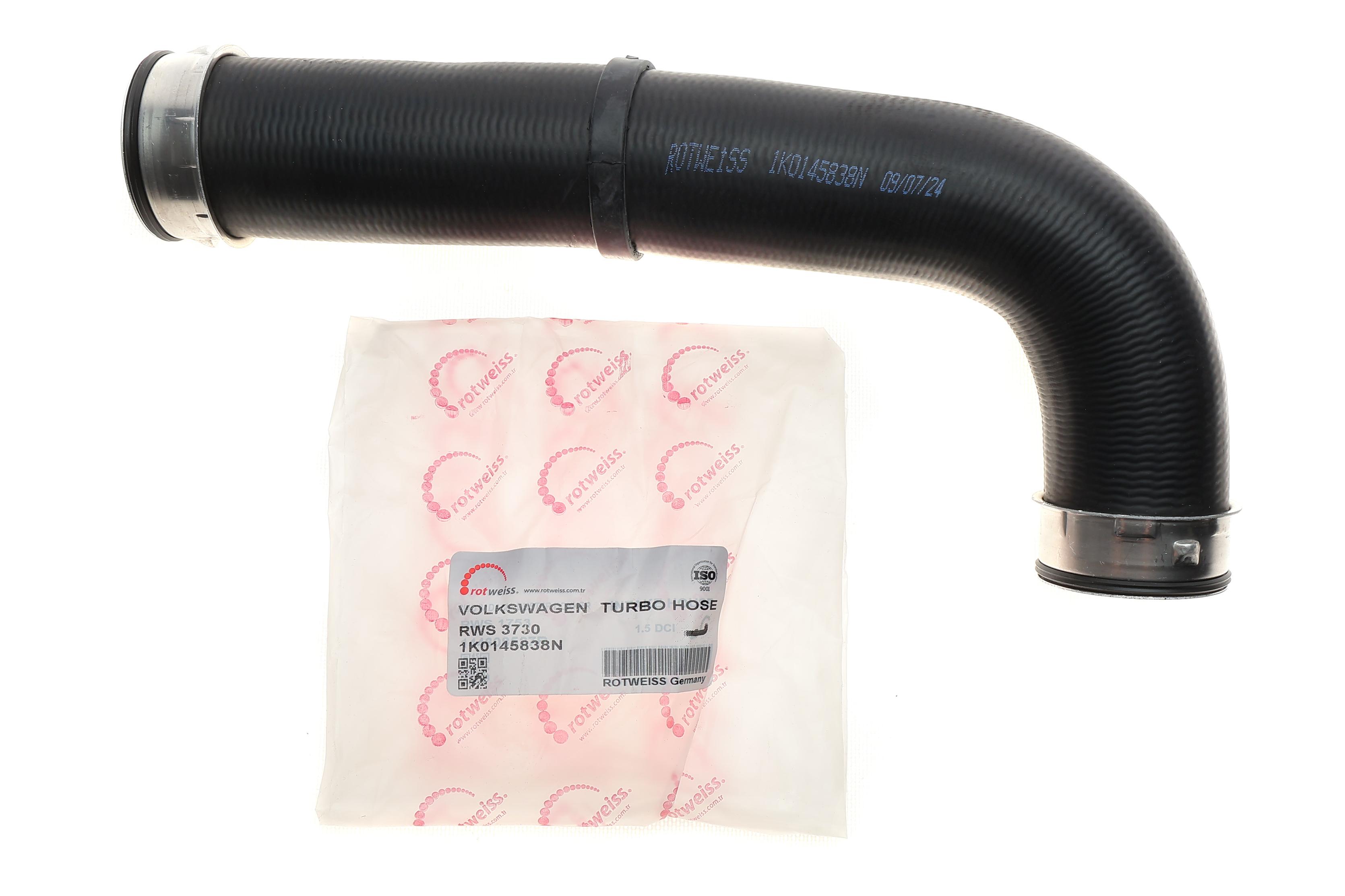 Патрубок інтеркулера (задній) (L) VW Golf V/Seat Leon 1.9TDI 03-