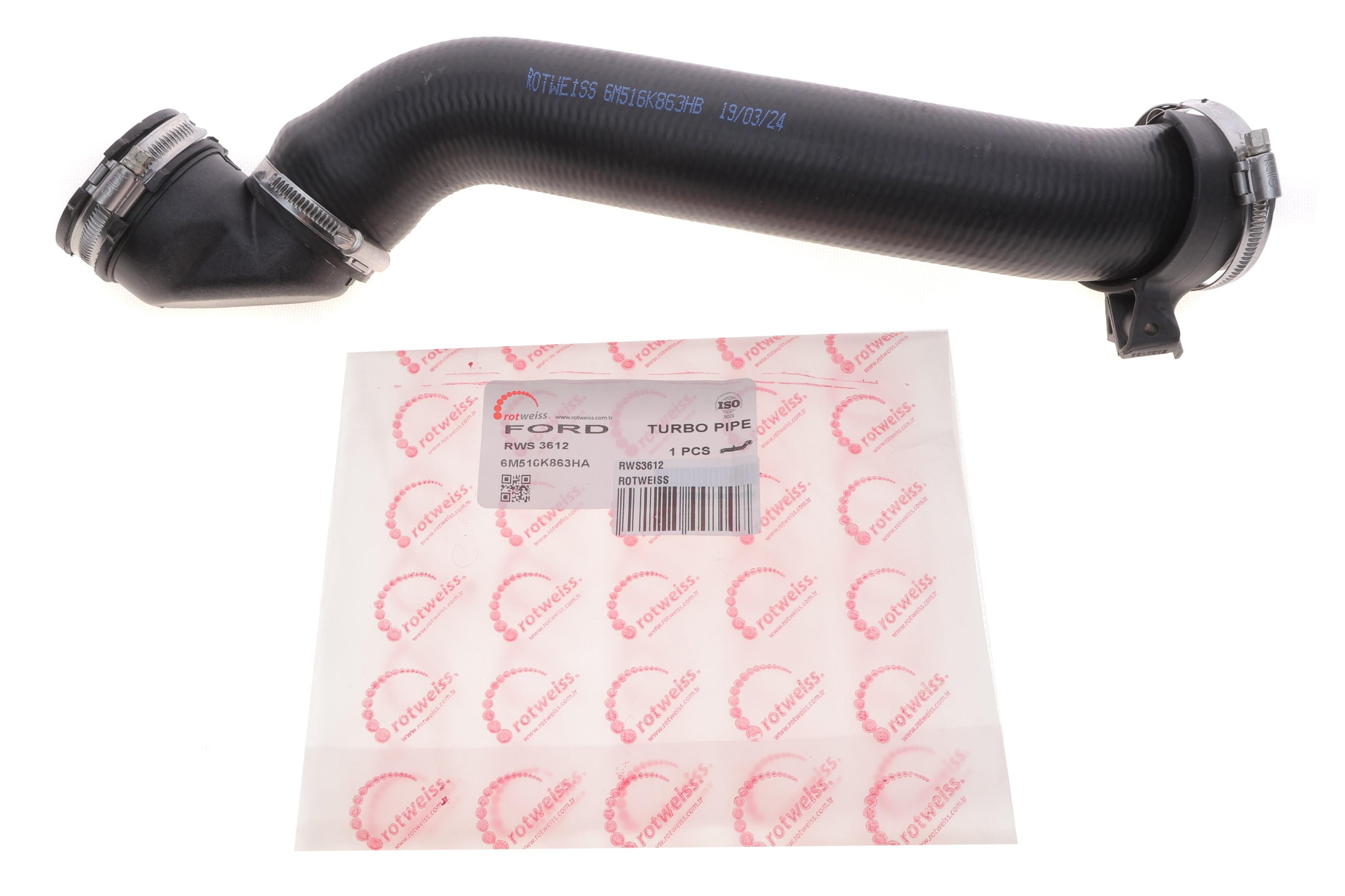 Патрубок інтеркулера Ford Focus 1.6 TDCI 04-12/Volvo S40/V50 1.6D 05-12