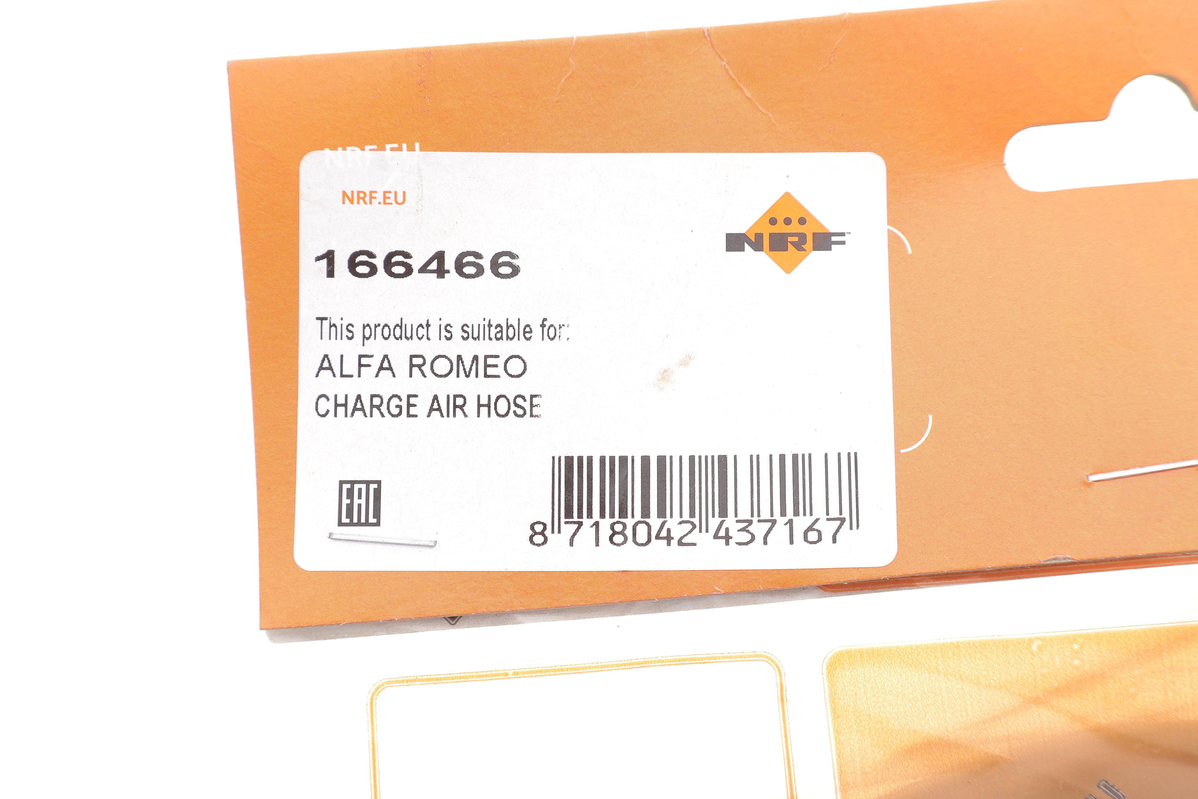 Патрубок інтеркулера (L) (передній/знизу) Alfa Romeo Giulietta 1.6 JTDM 10-20