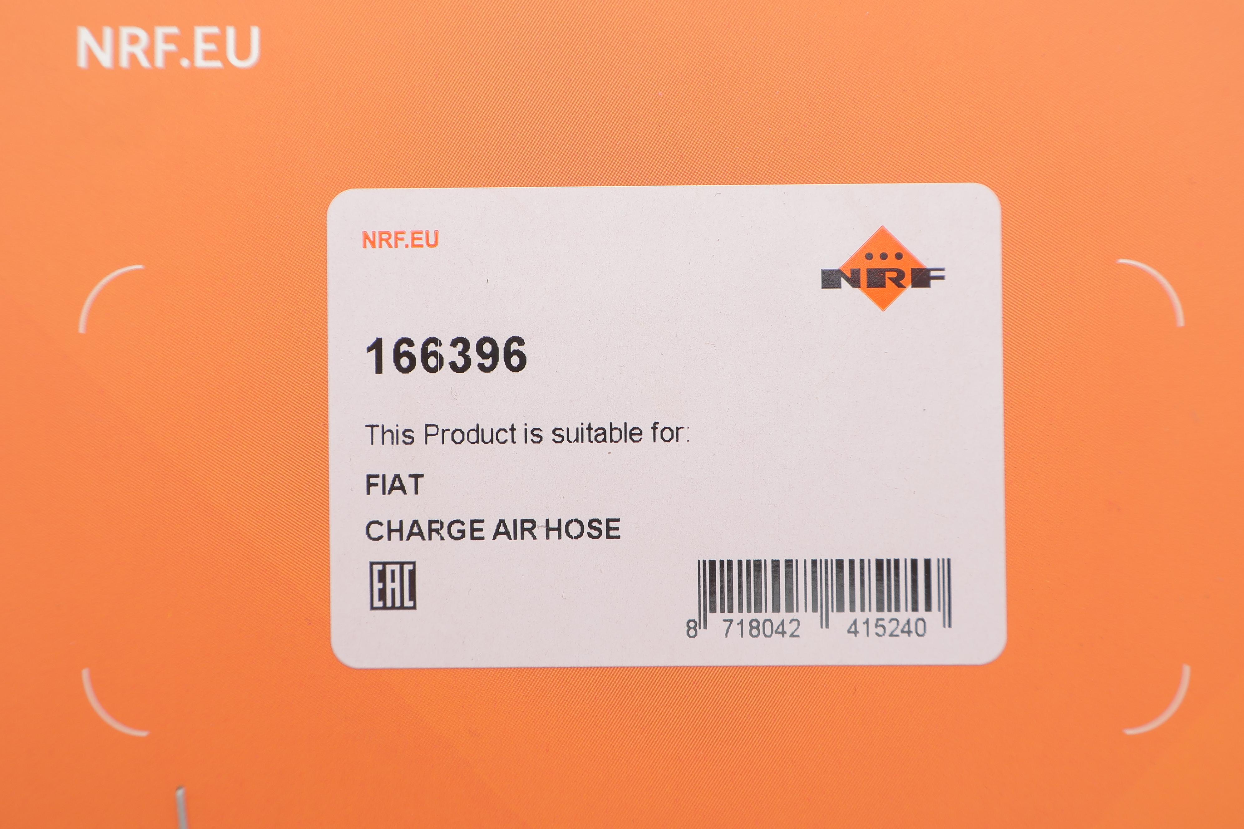 Патрубок інтеркулера Fiat Doblo 1.3 Multijet 10- (L)