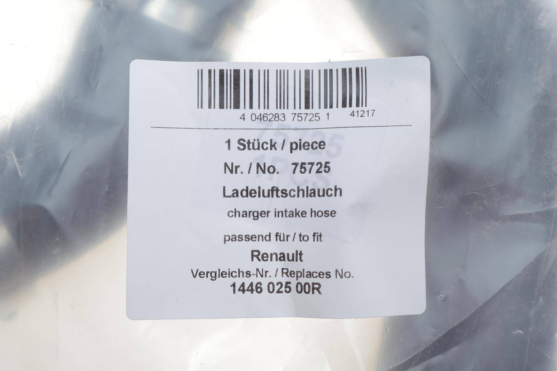 Патрубок інтеркулера (R) Renault Clio IV 1.2 TCe 13- (к-кт)