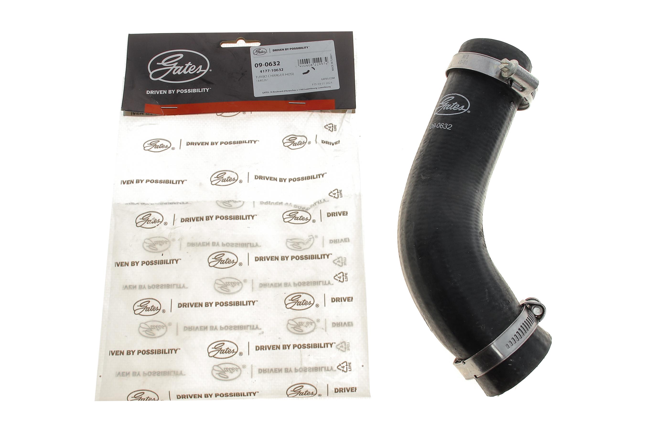 Патрубок інтеркулера Ford Transit 2.4 TDCI 06- (d=45mm/47.5mm/L=243mm)