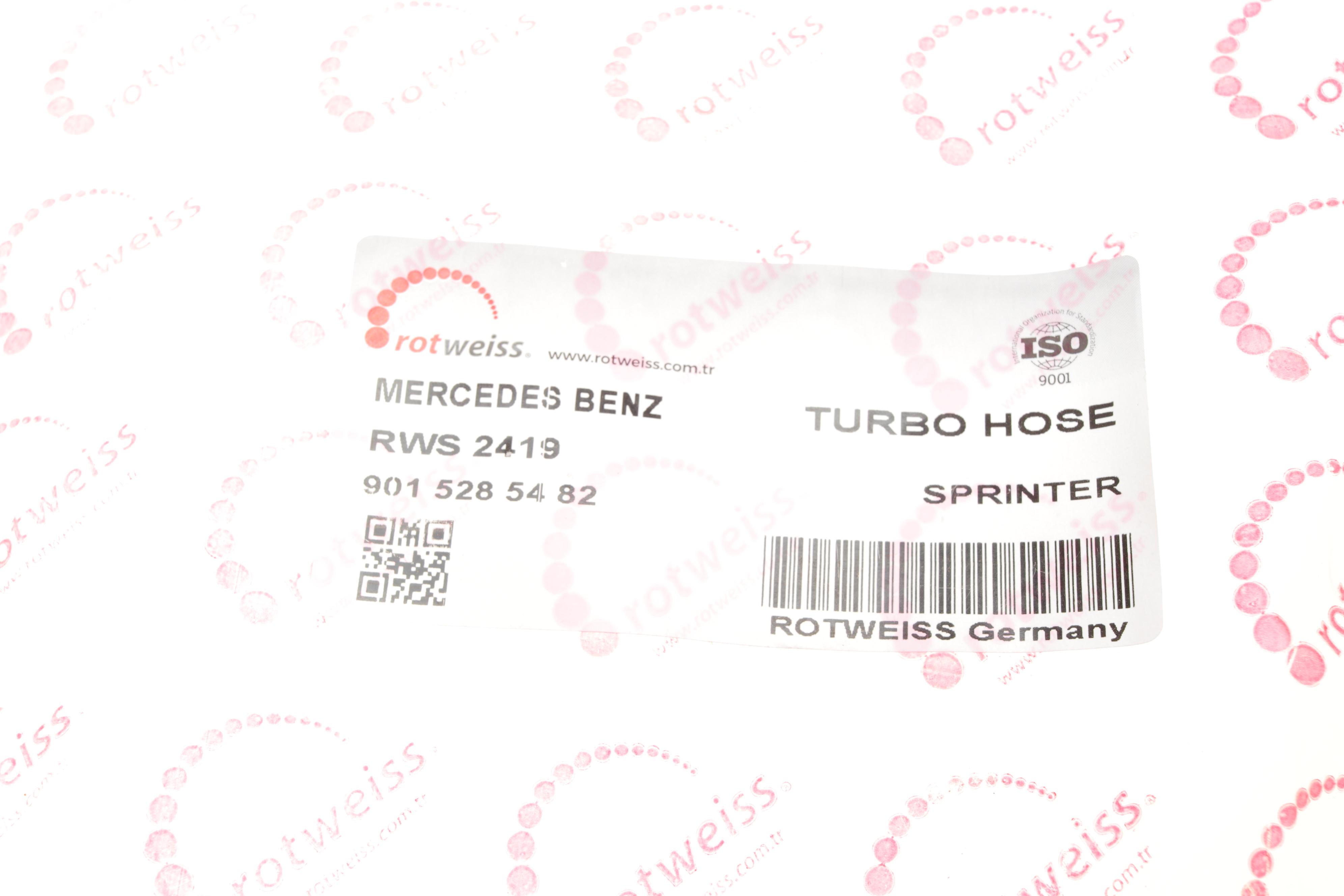 Патрубок інтеркулера (нижній) MB Sprinter 2.2-2.7 00-06 (OM611/612/647)