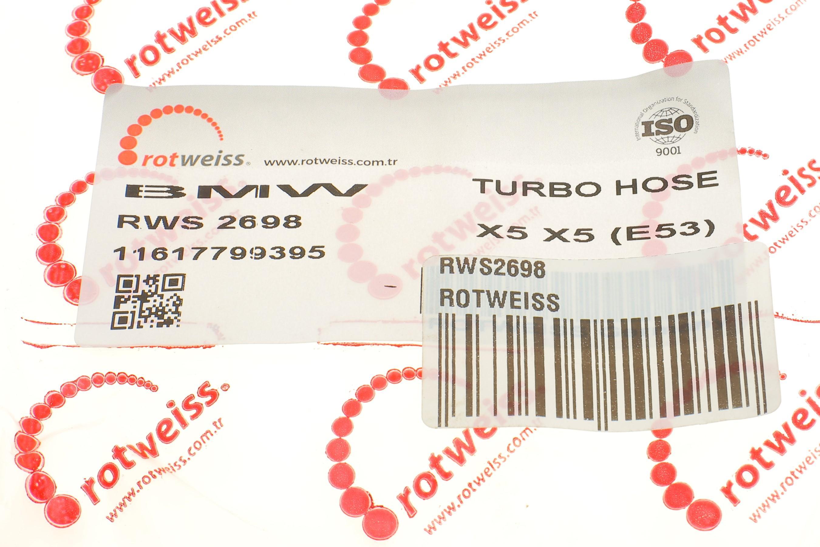 Патрубок інтеркулера BMW X5 (E53) 01-06 M57 D30