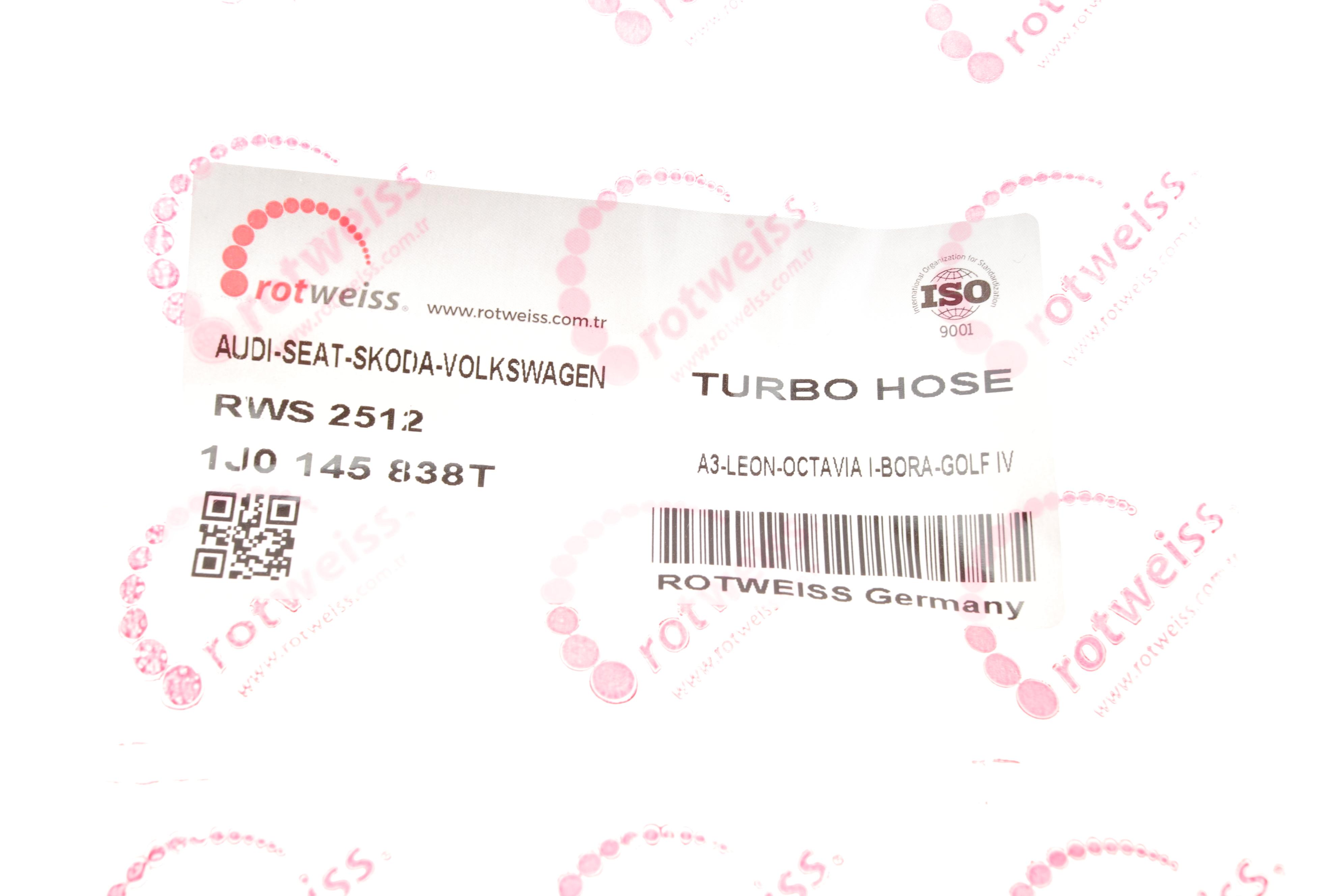 Патрубок інтеркулера Audi A3/Skoda Octavia/VW Golf IV 1.9 TDI 00-10