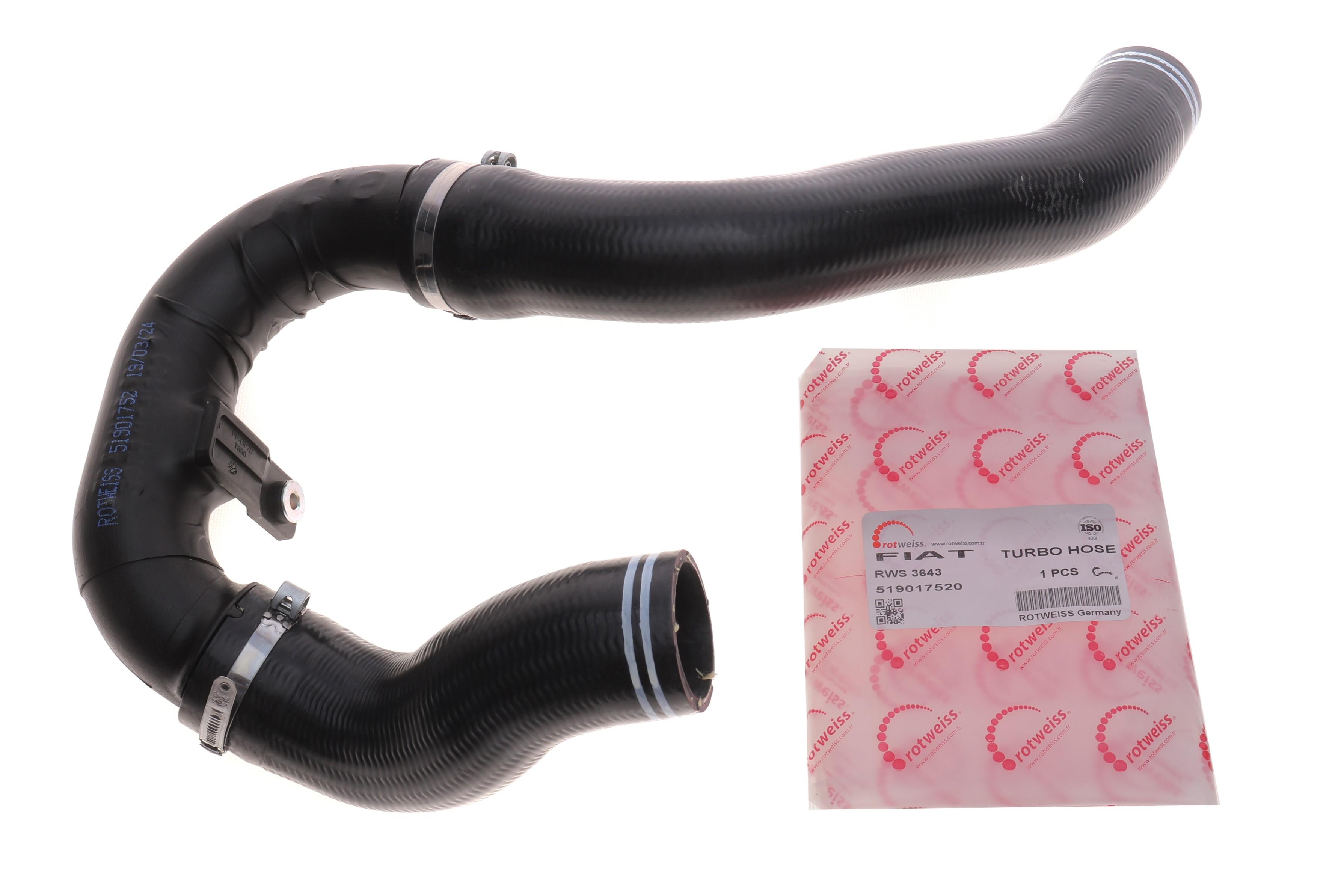 Патрубок інтеркулера Fiat Doblo 1.3D Multijet 10-