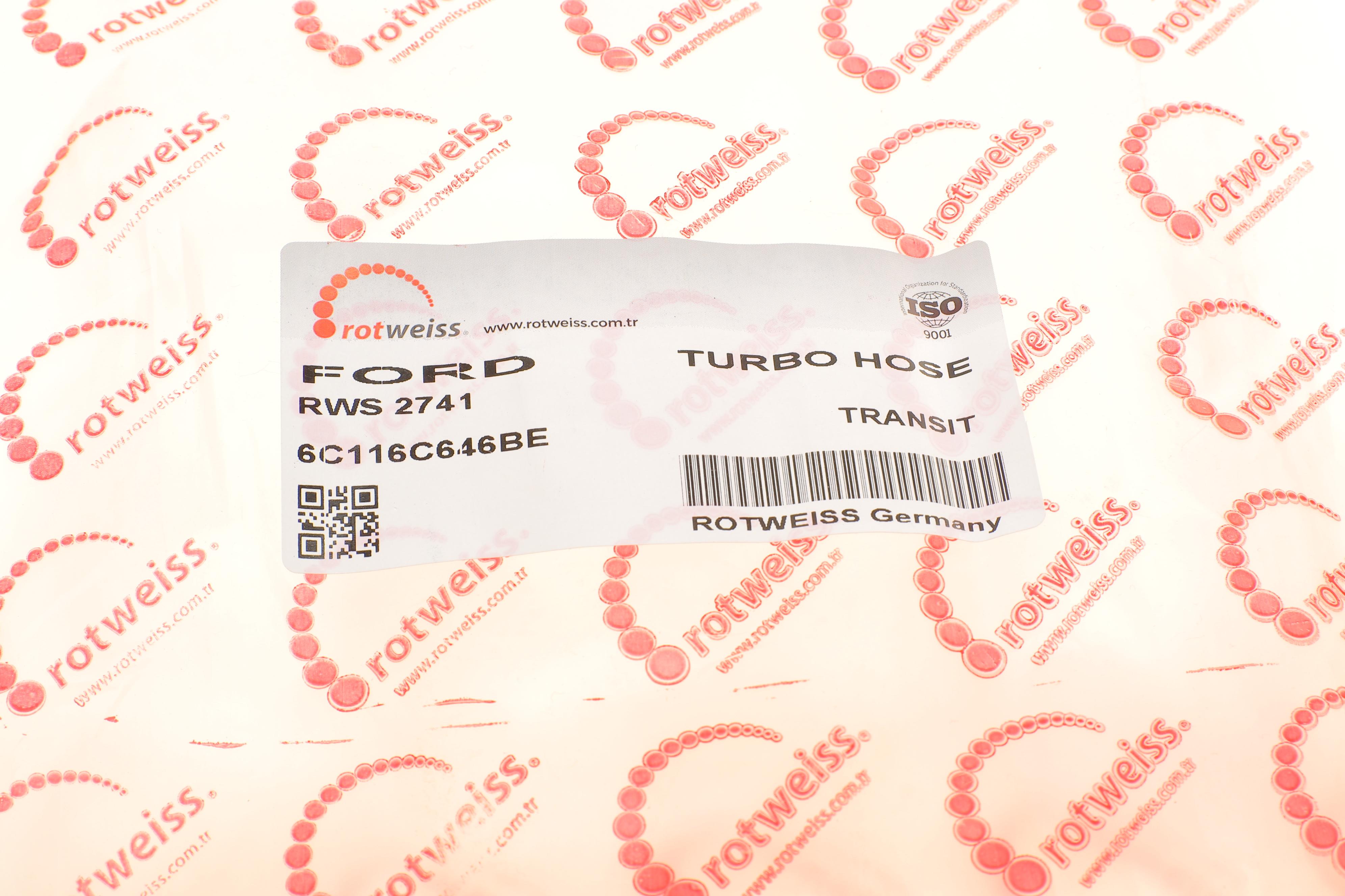 Патрубок інтеркулера (L) Ford Transit 2.2TDCi/2.4TDCi/3.2TDCi 06-