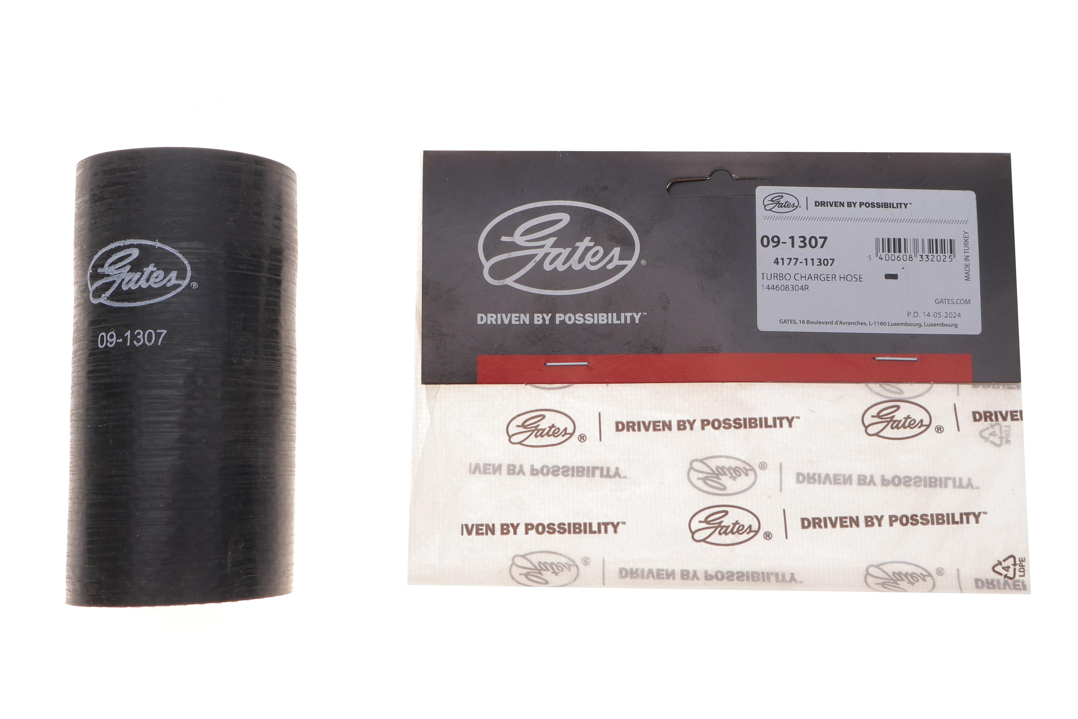 Патрубок інтеркулера Dacia Logan/Sandero 1.5dCi 10- (короткий)