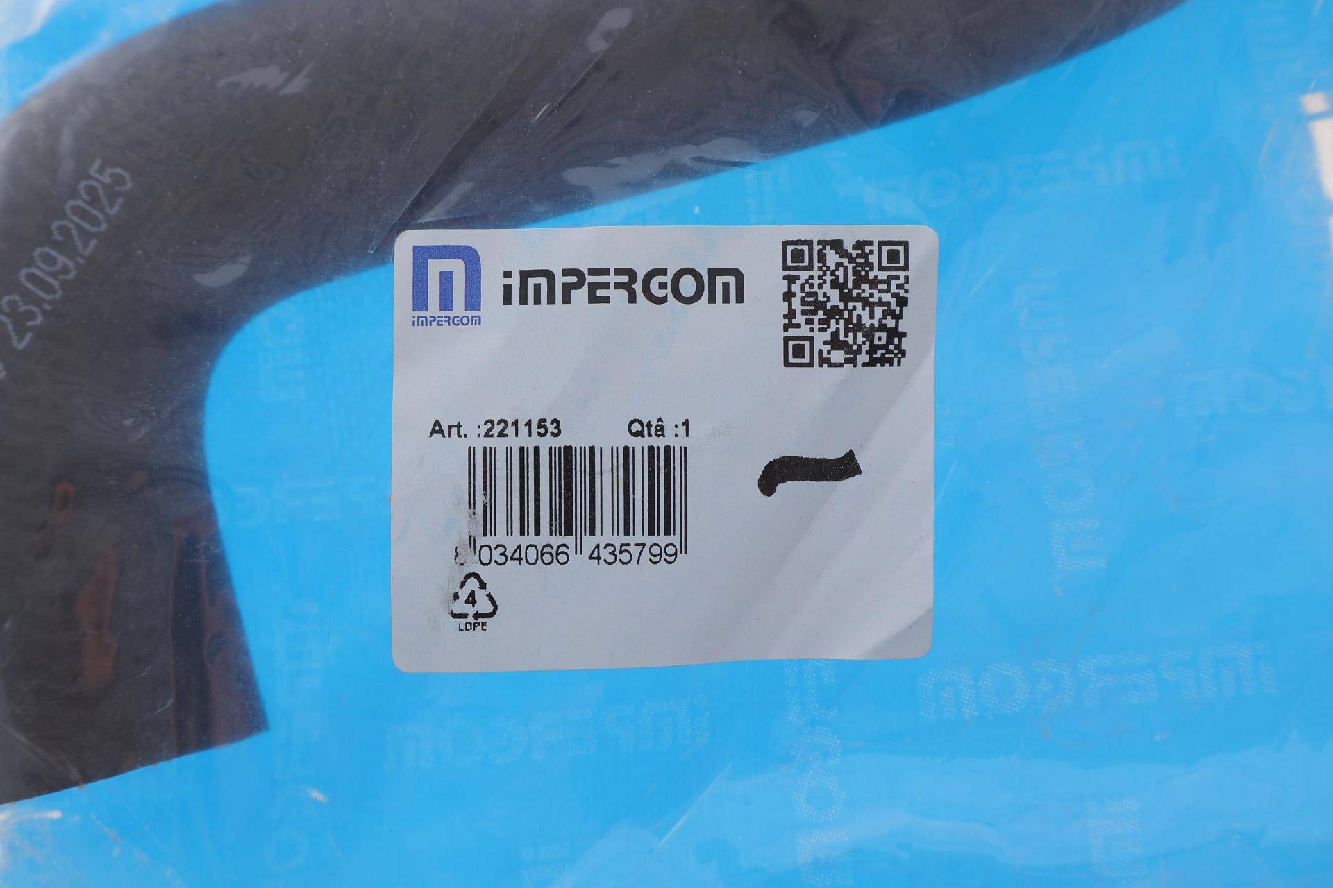 Патрубок інтеркулера VW Golf IV 1.9TDI 97-06