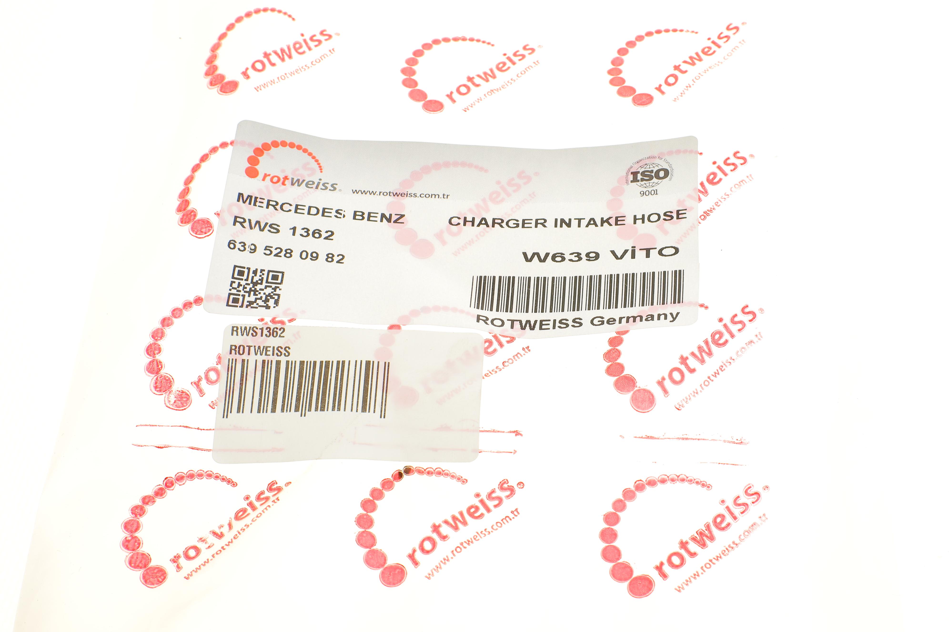 Патрубок інтеркулера (L) MB Vito (W639) 03- (OM646)