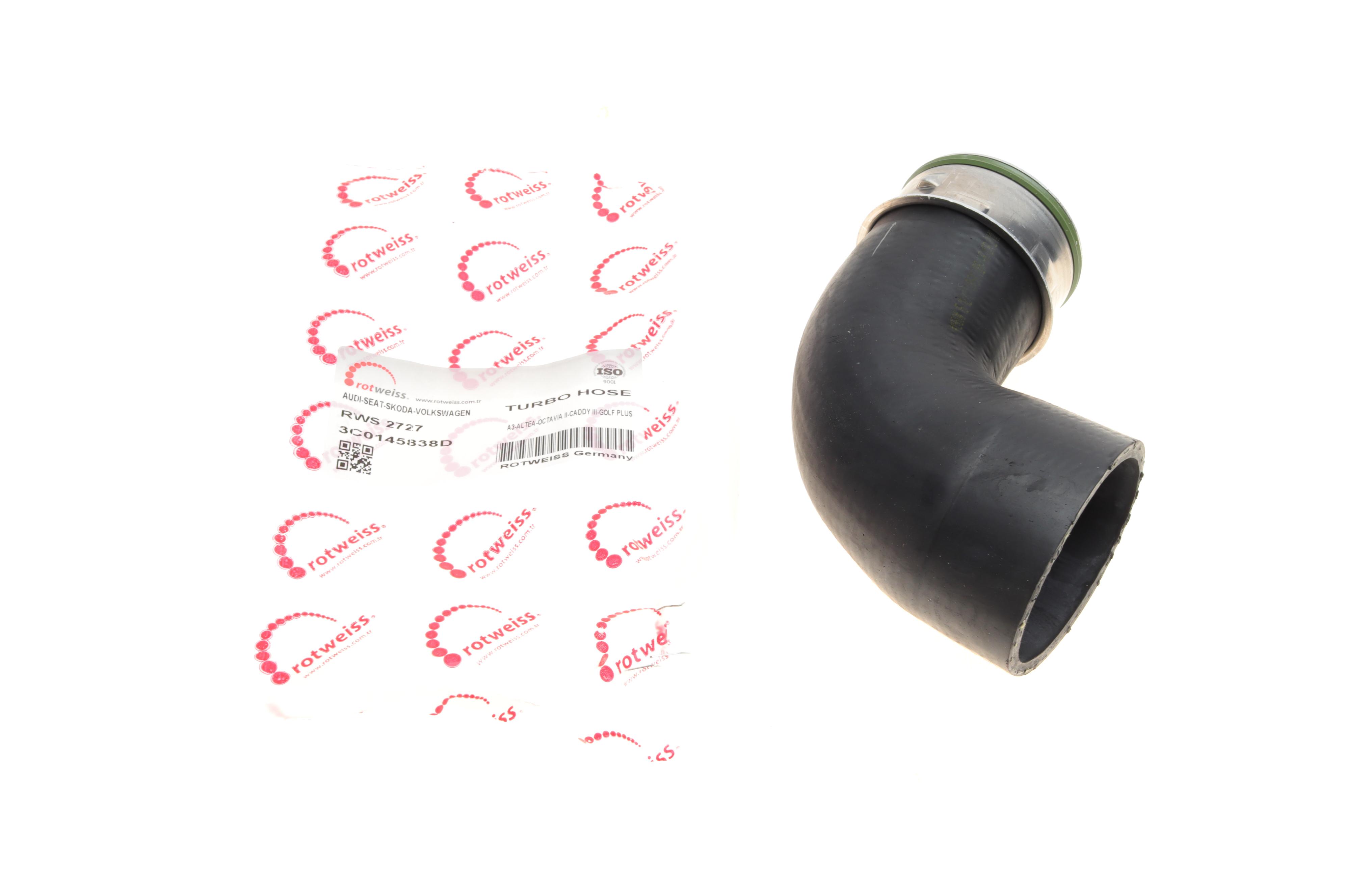 Патрубок інтеркулера (верхній) (R) VW Caddy III 1.9/2.0TDI 04-15