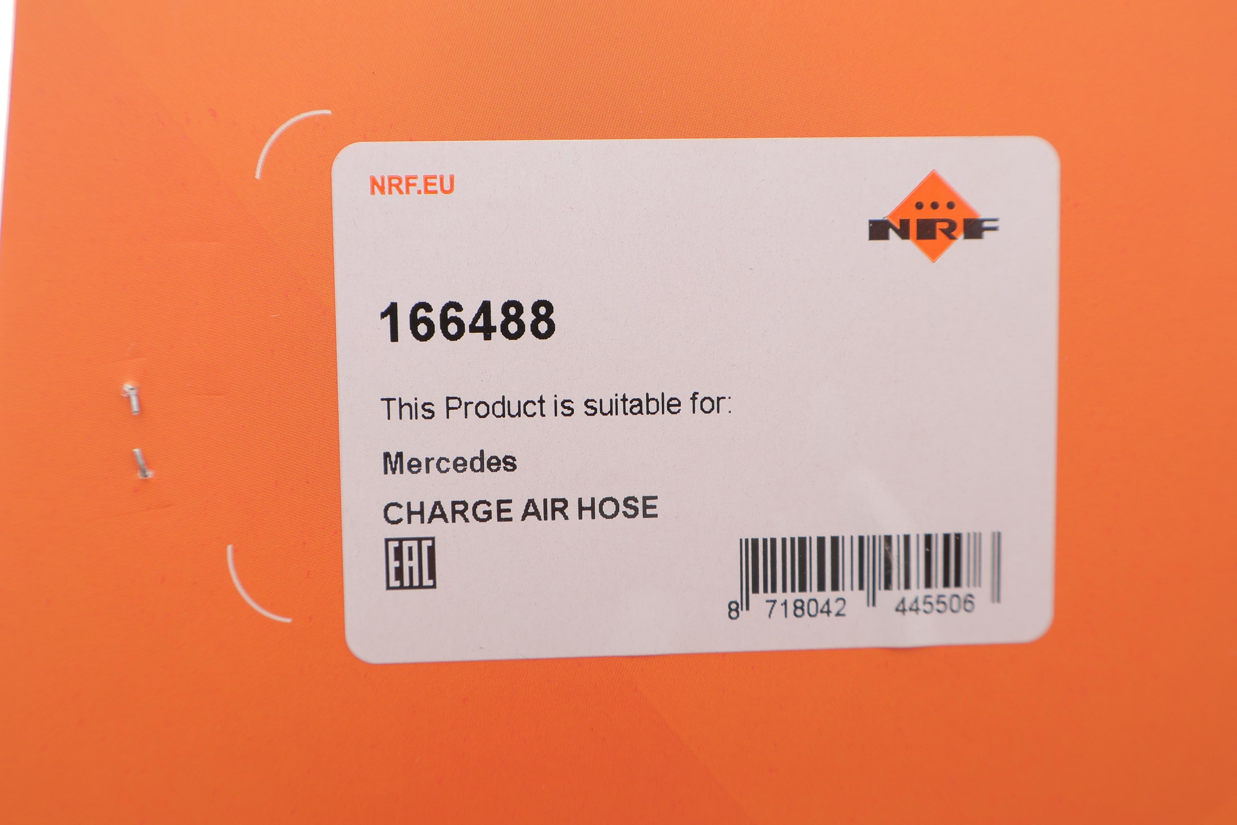 Патрубок інтеркулера (R) MB A-class (W169)/B-class (W245) 2.0 CDI (OM640) 04-12