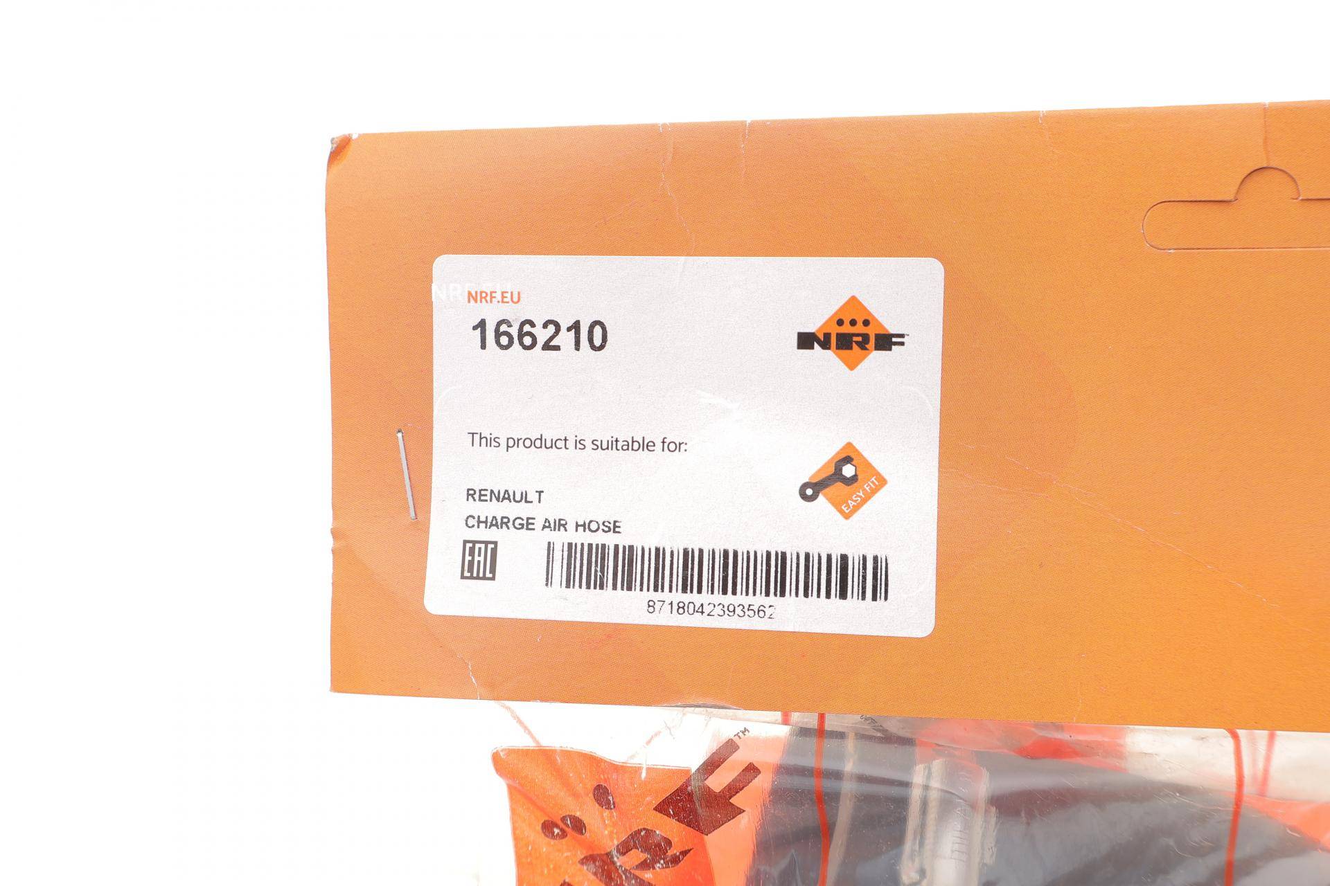 Патрубок інтеркулера (L) Renault Trafic II 1.9 dCi 01-