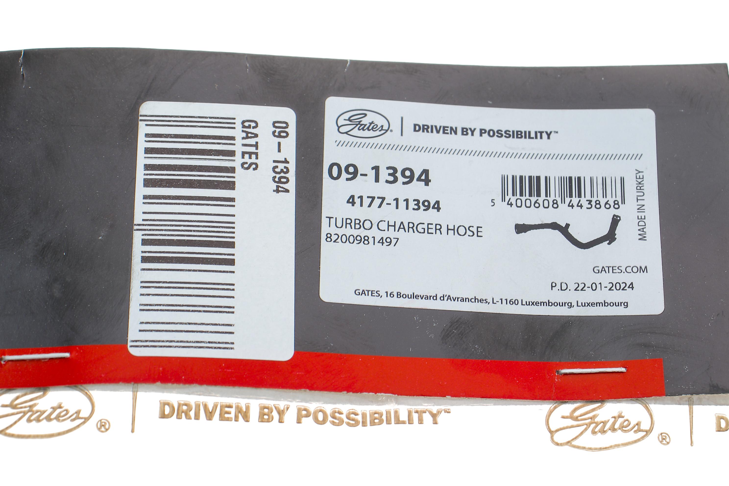 Патрубок інтеркулера Renault Fluence/ Scenic III/Megane III 1.5dCi 09-