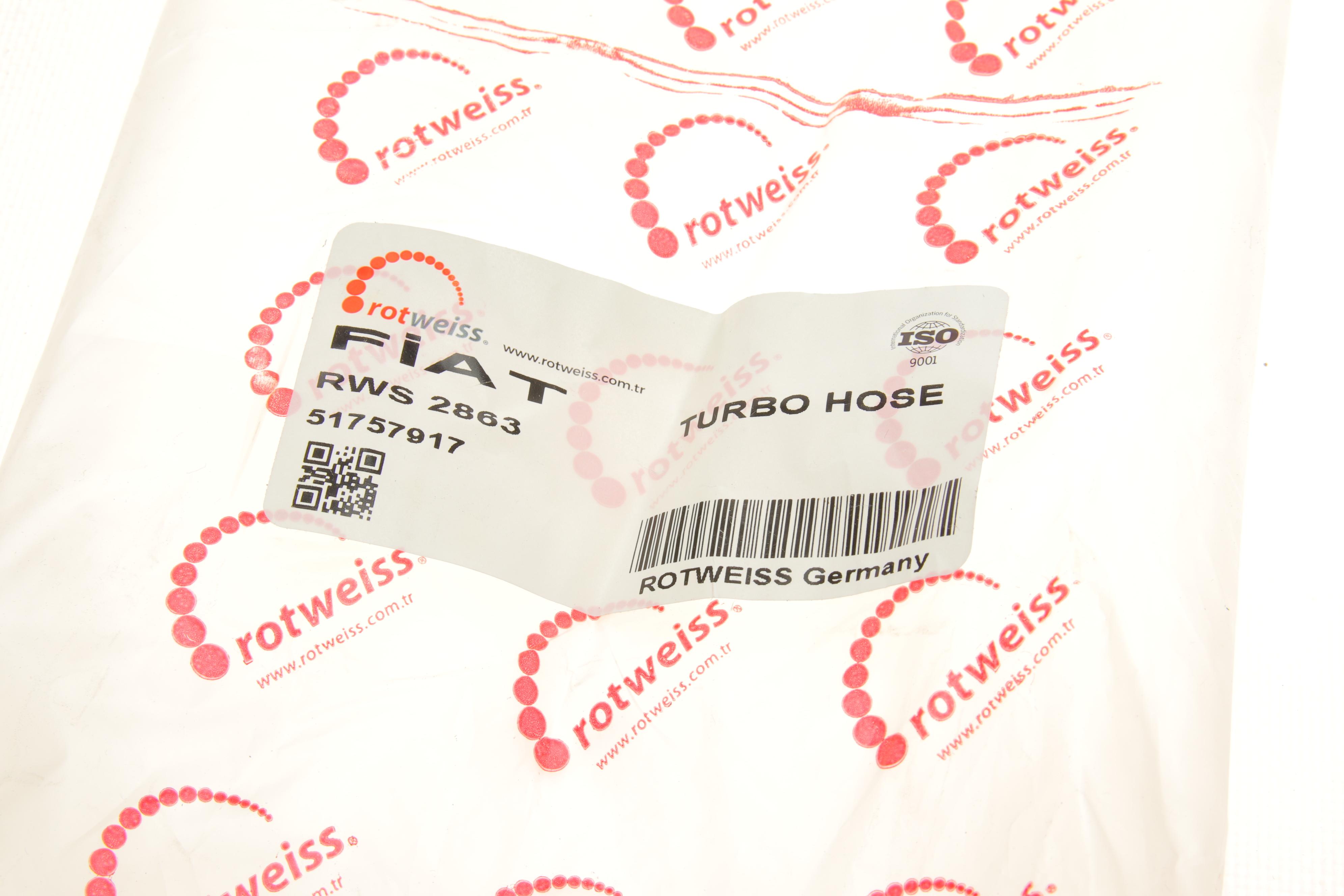 Патрубок інтеркулера Fiat Doblo 1.3JTD/1.3D 04-