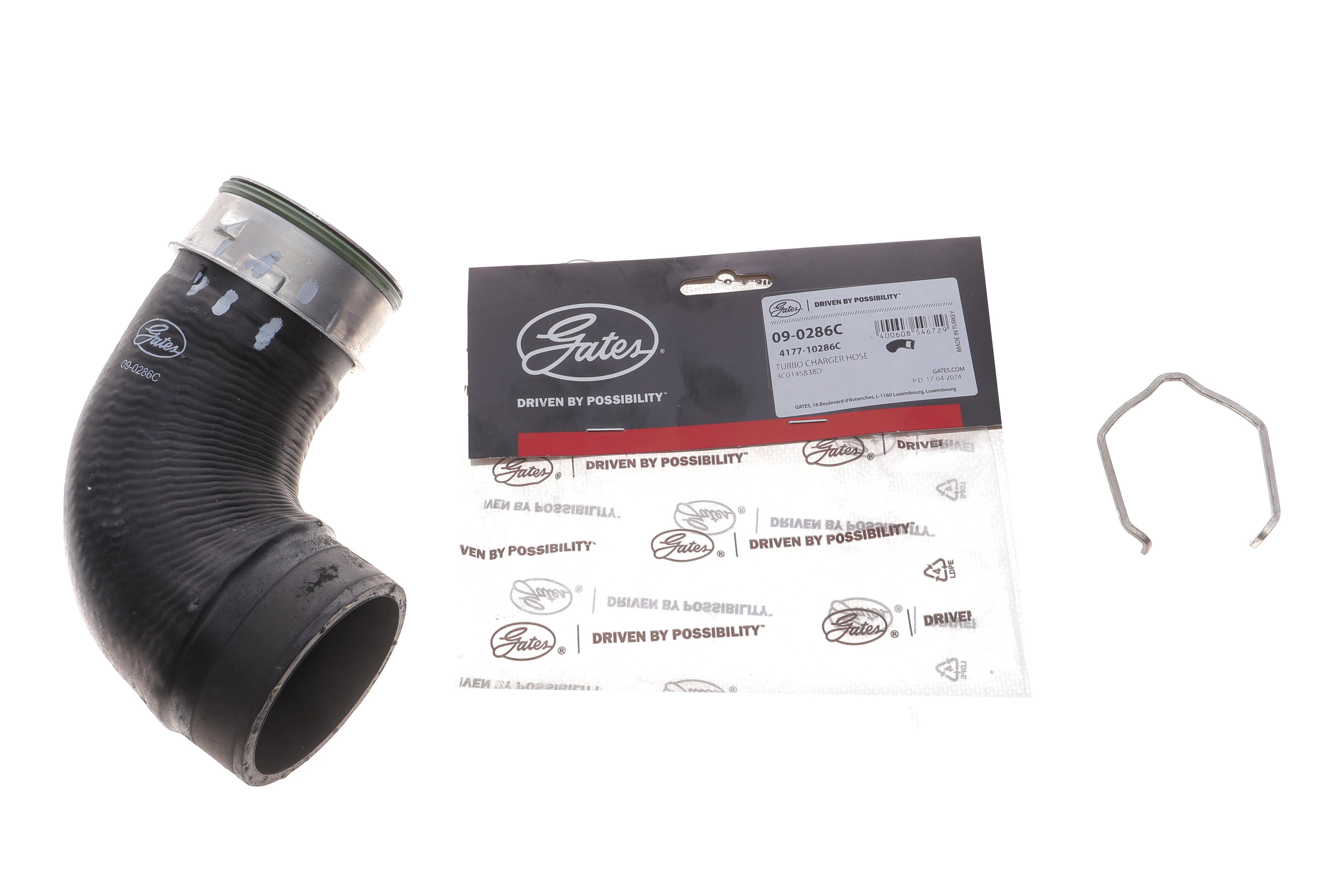 Патрубок інтеркулера (верхній) (R) VW Caddy III 1.9/2.0TDI 04-15