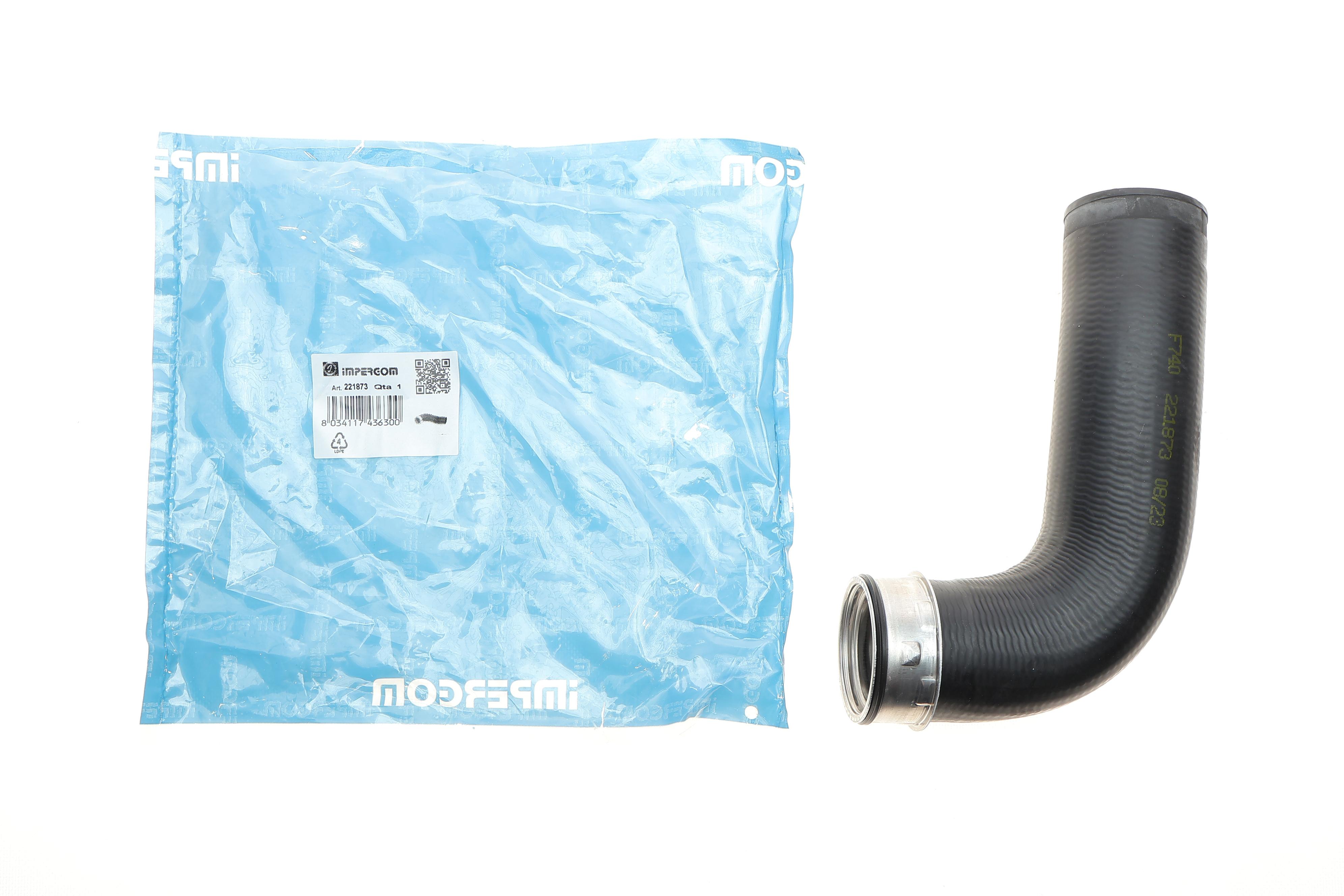 Патрубок інтеркулера VW Caddy III 1.9 TDI 04-10 (2KB/2KJ/2CB/2CJ/2KA/2KH/2CA/2CH)