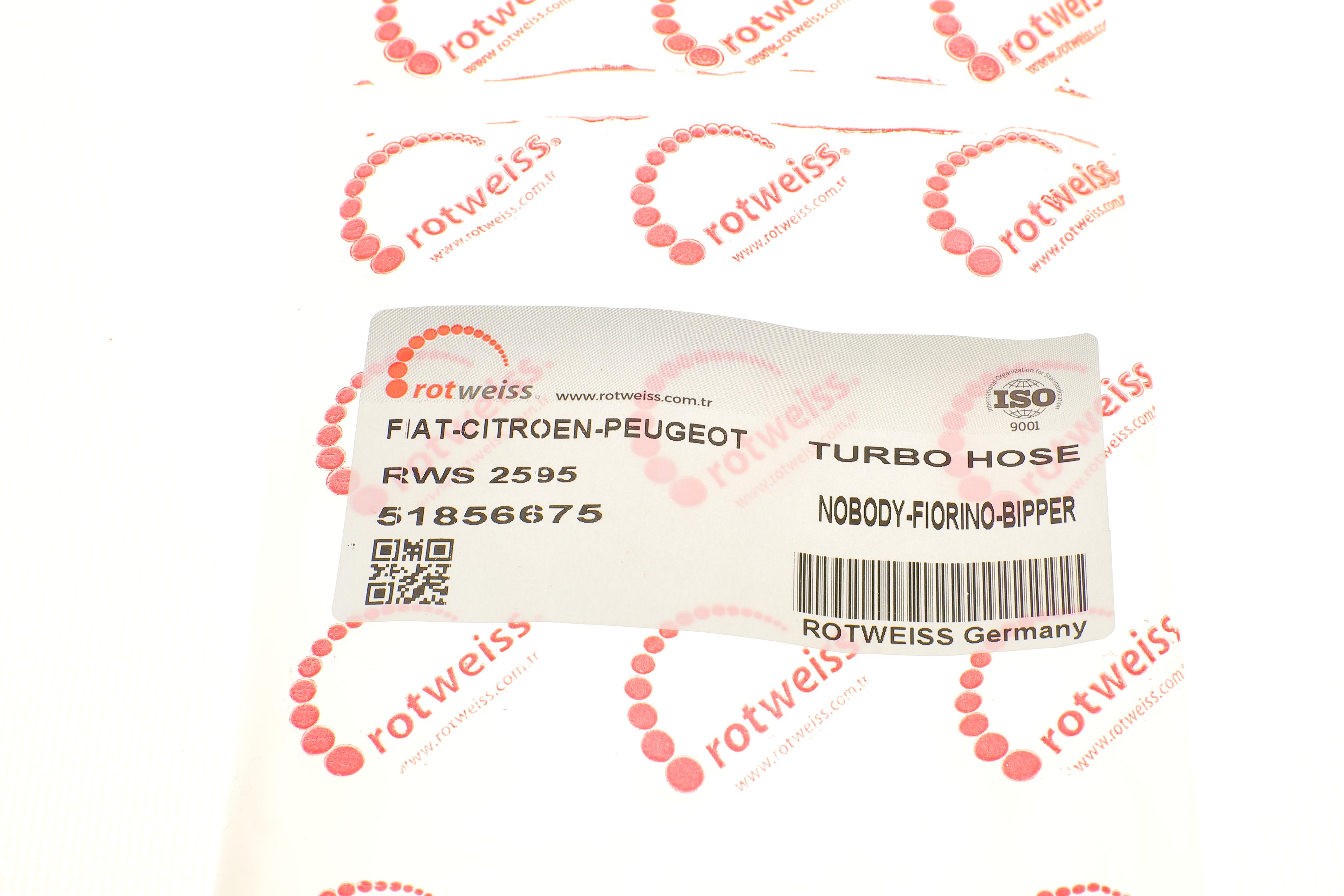 Патрубок інтеркулера Fiat Fiorino 1.3 D Multijet 09-