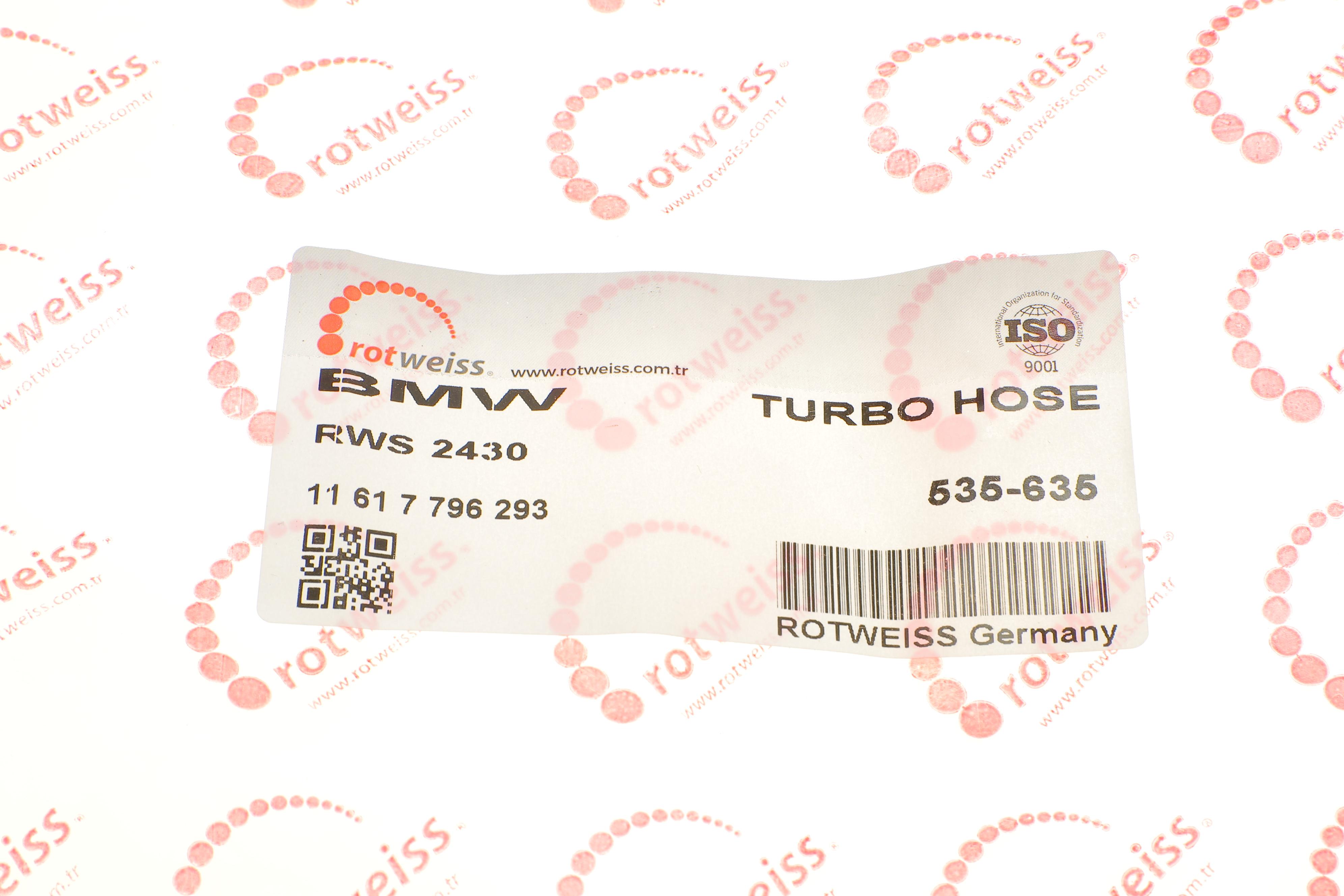 Патрубок інтеркулера BMW 5 (E60)/6 (E63) 07-10 M57 D30