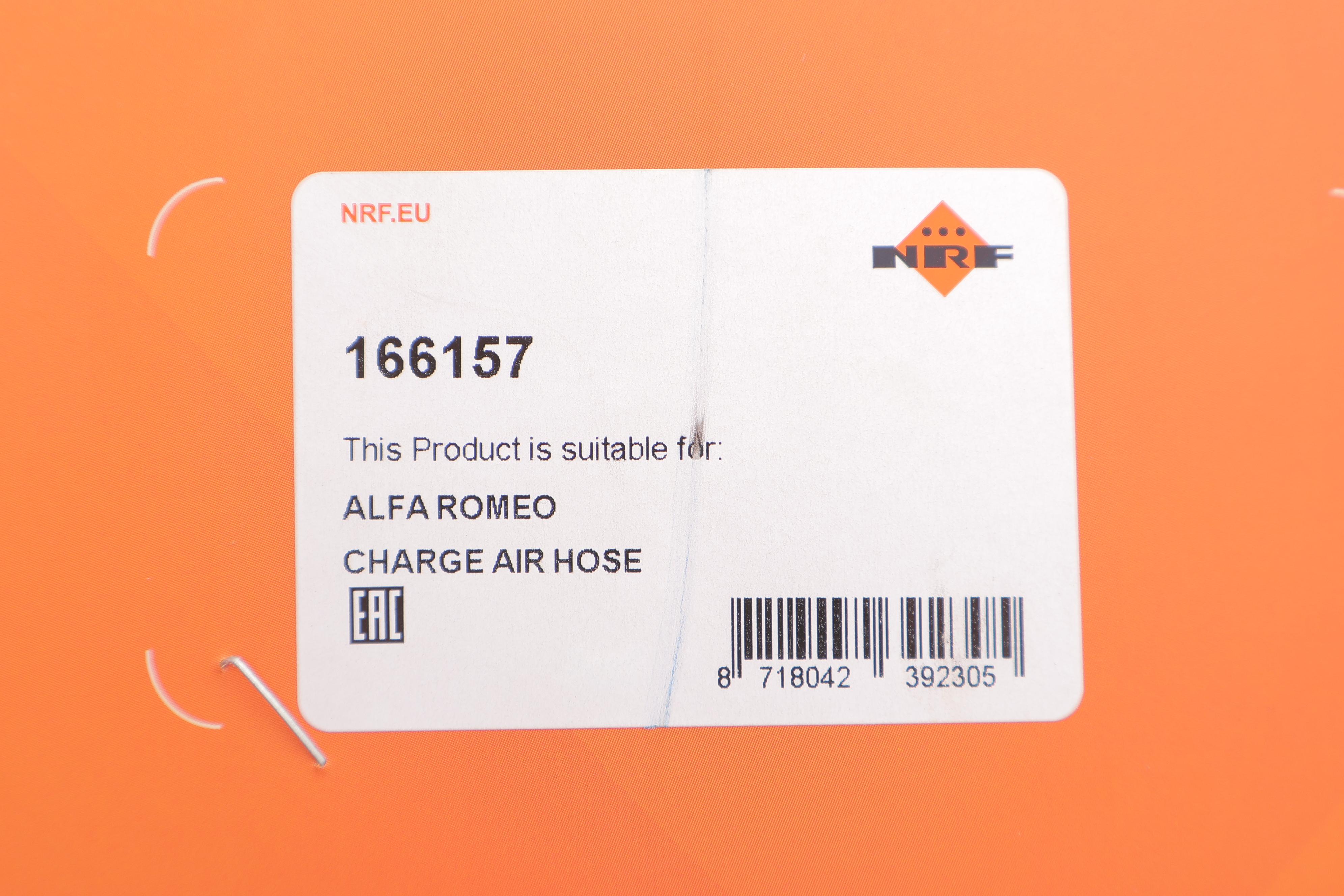 Патрубок інтеркулера Alfa Romeo 156 1.9D 97-06