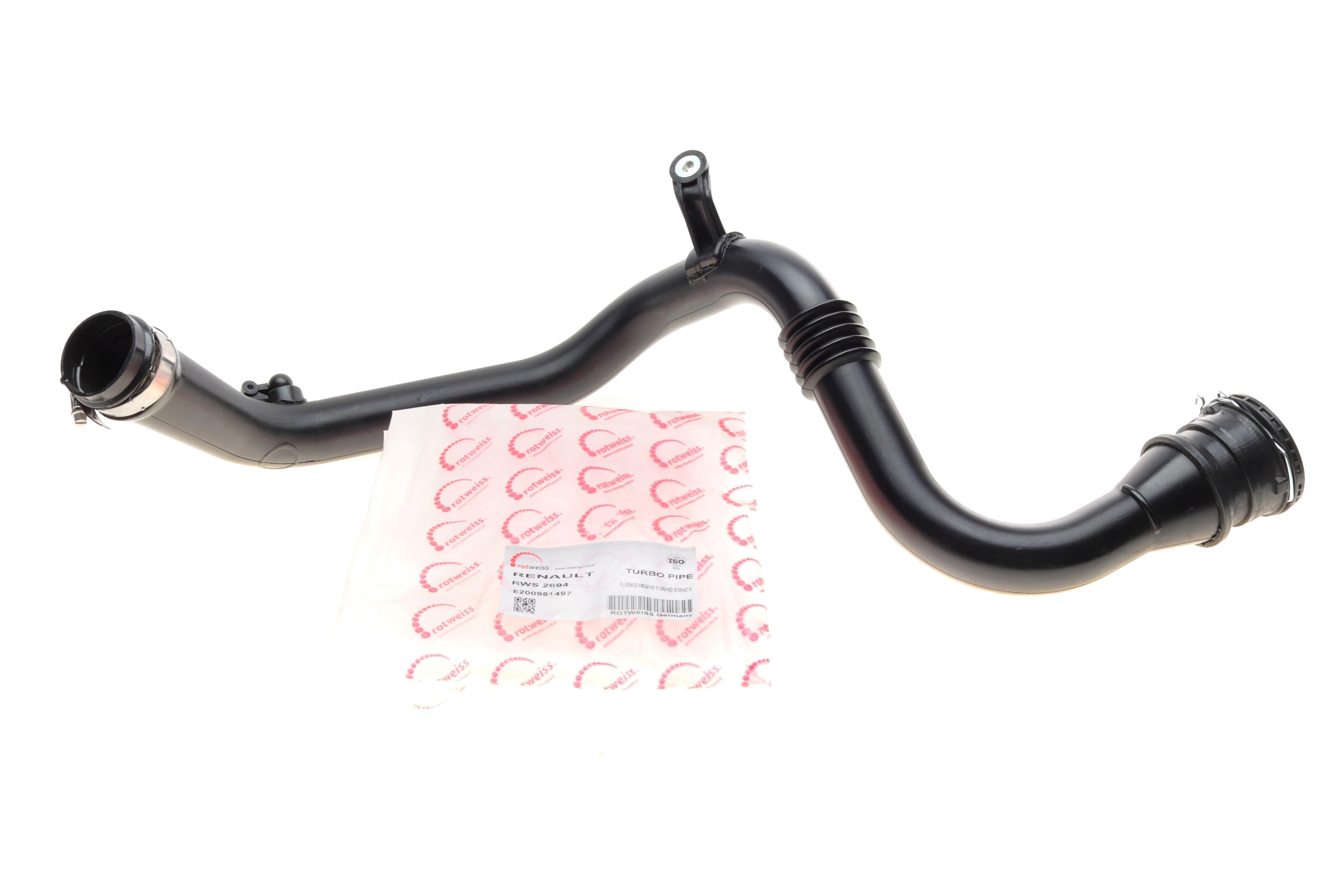 Патрубок інтеркулера Renault Fluence/ Scenic III/Megane III 1.5dCi 09-