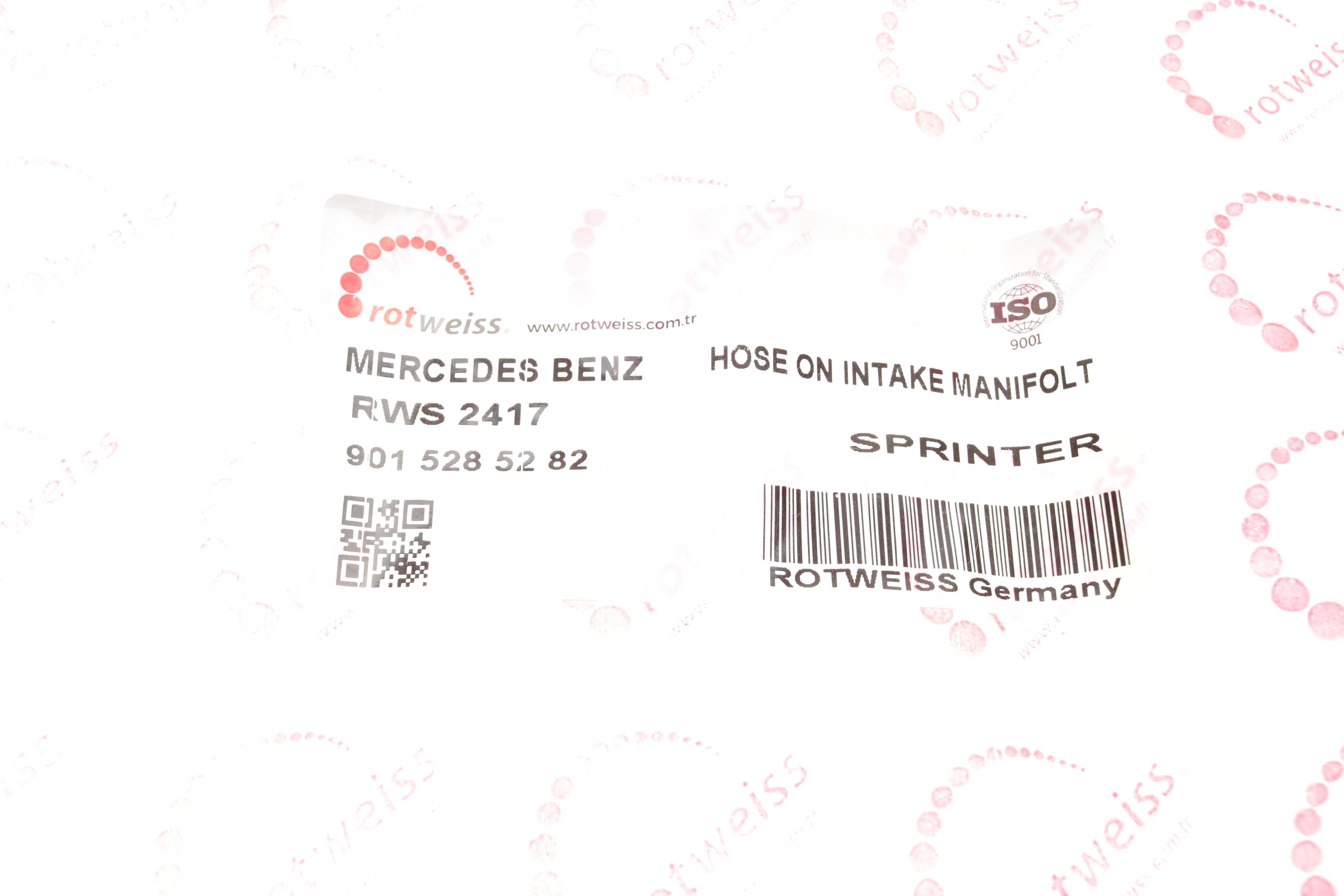 Патрубок інтеркулера (нижній) MB Sprinter 2.2-2.7CDI 00-06 (OM611/612/647)