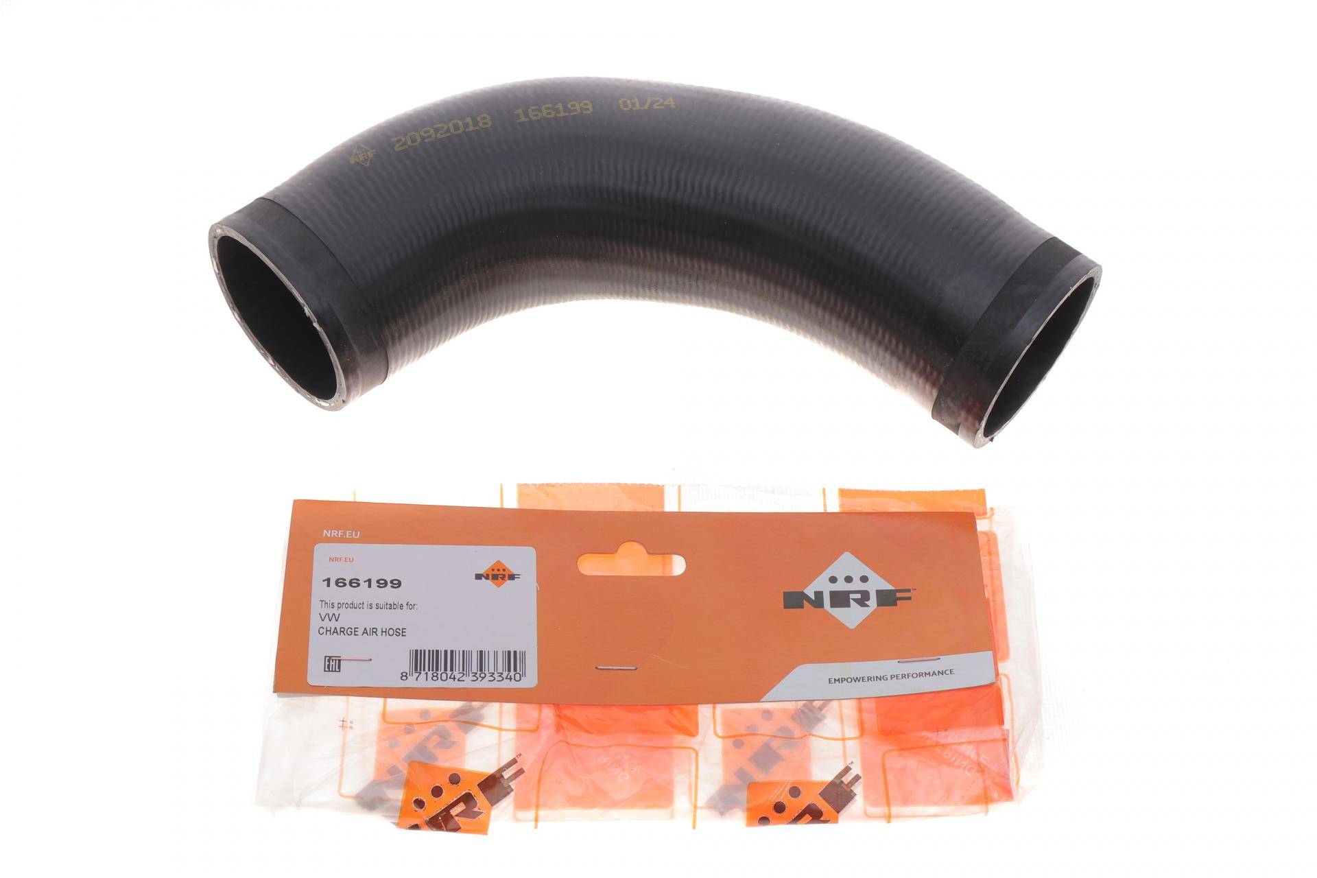 Патрубок інтеркулера VW Crafter 2.5TDI 06-13 (65-120kw) (на турбіну)