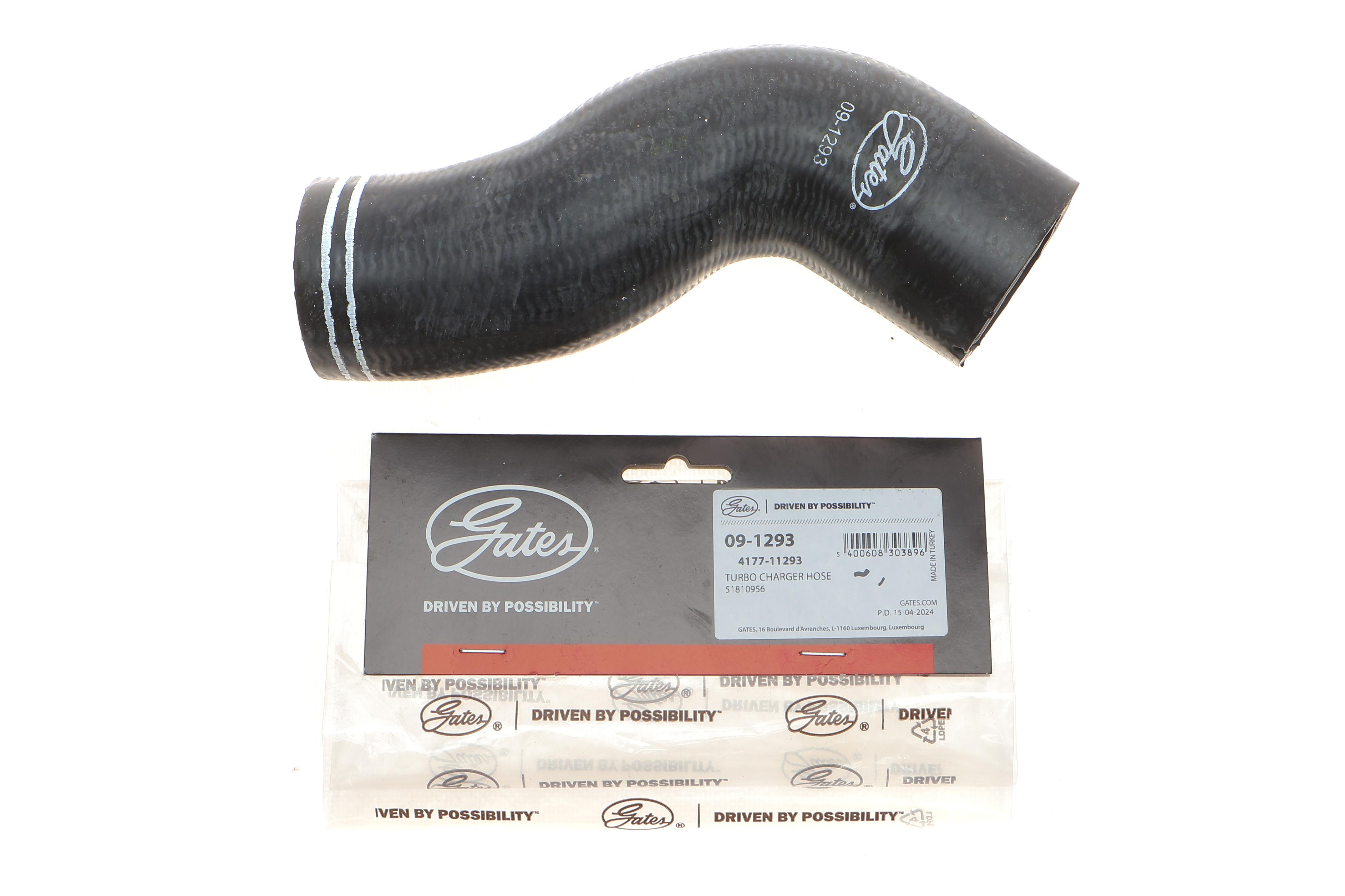 Патрубок інтеркулера Fiat Doblo 1.3 D 10- (L)