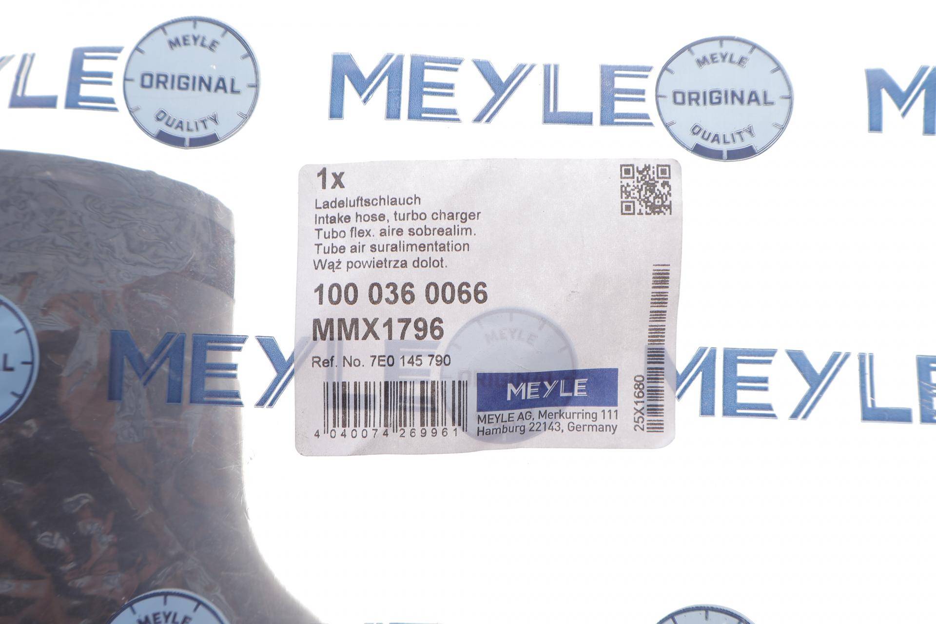 Патрубок інтеркулера (нижній) (L) VW T5 2.0TDI 09-