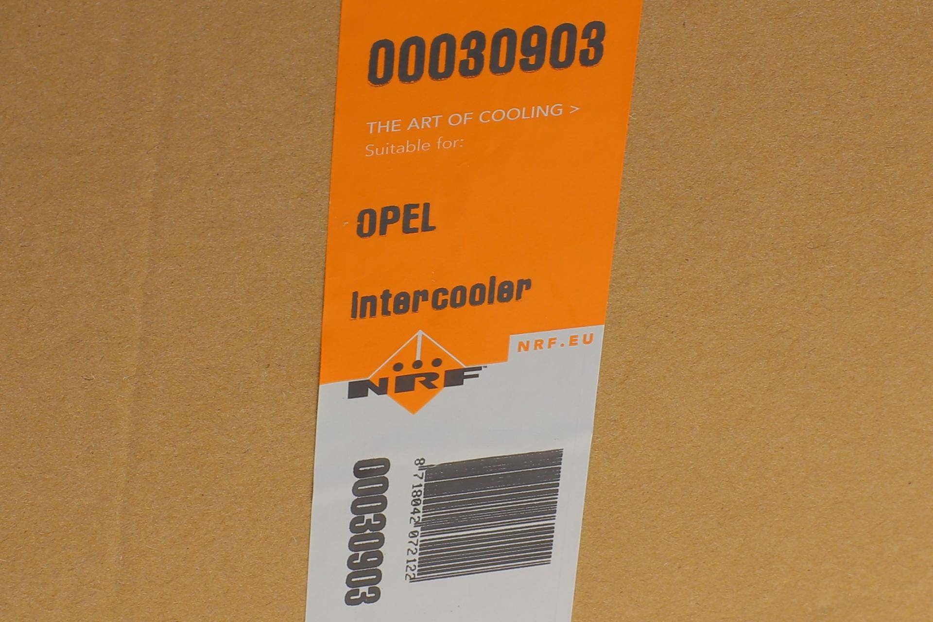 Радіатор інтеркулера Opel Combo 04-/Corsa C 1.3/1.7CDTI 03-12