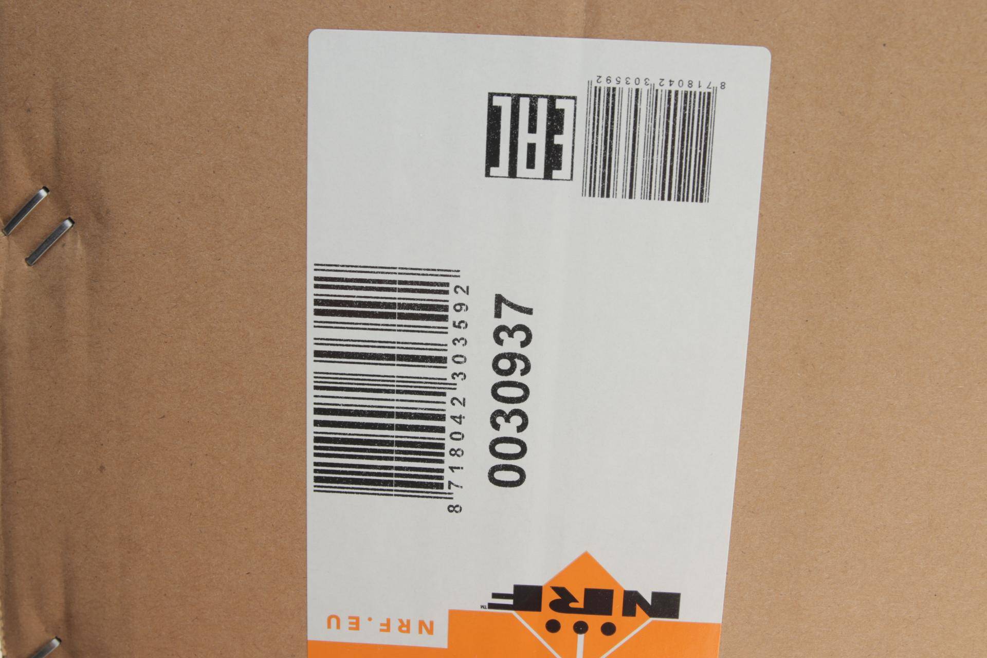 Радіатор інтеркулера Opel Astra H/Zafira 1.7D/1.9D 04-15