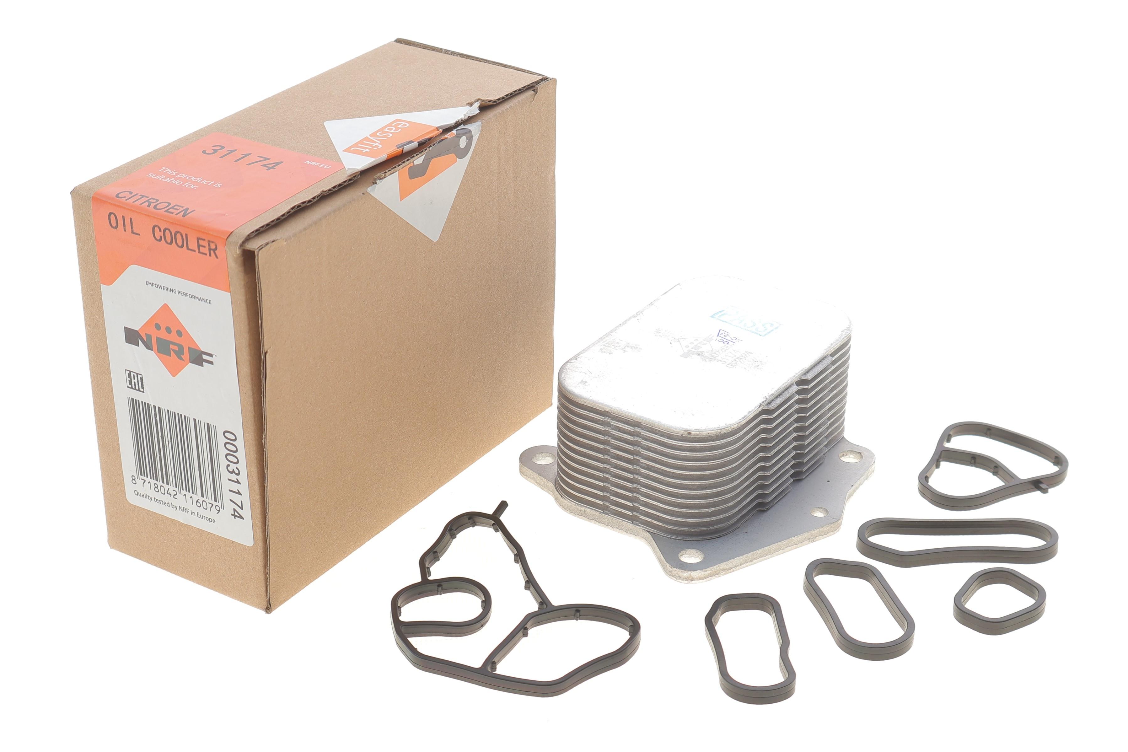 Радіатор масляний Citroen Berlingo/Peugeot Partner 1.6 HDI 05- (теплообмінник)