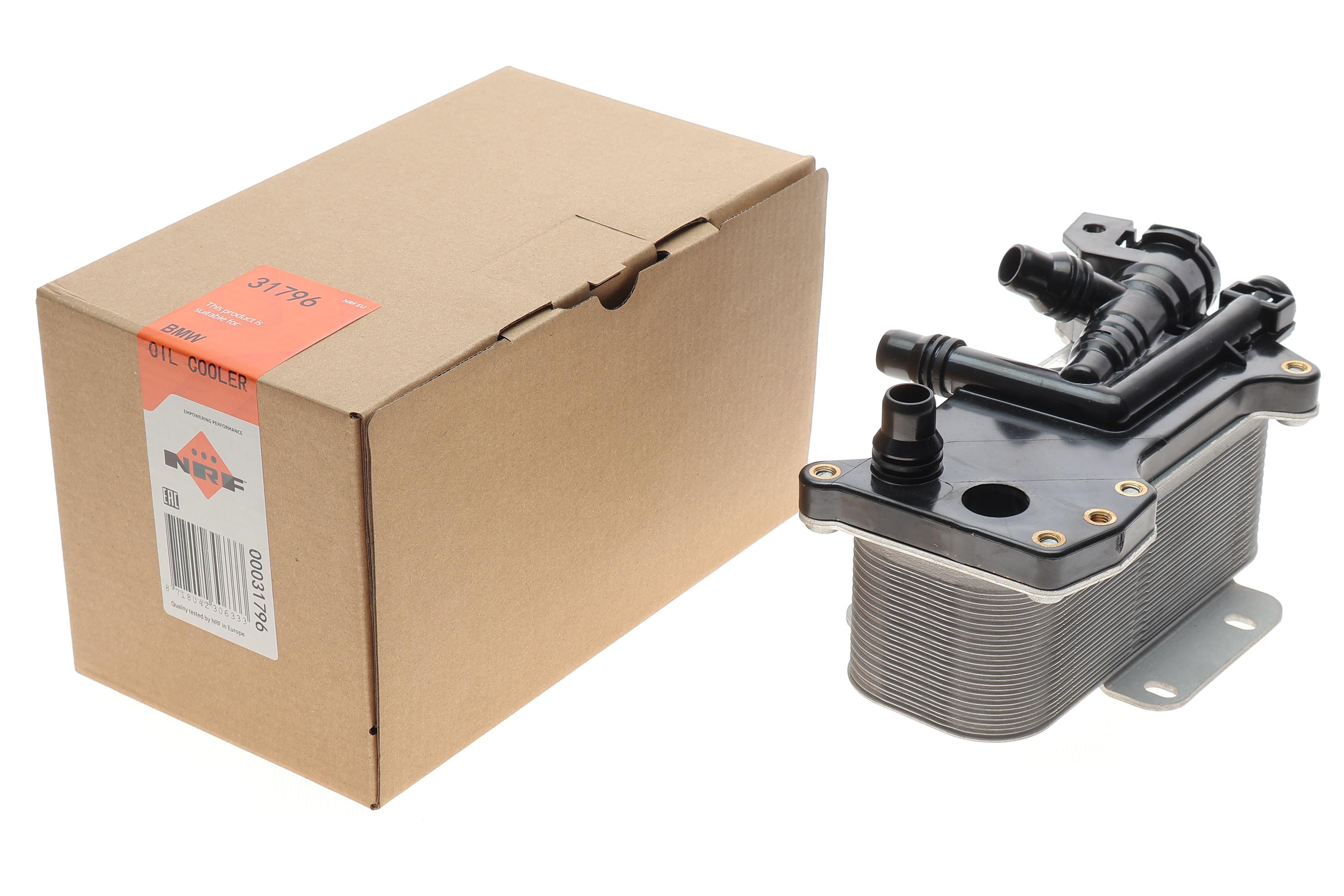 Радіатор масляний BMW 5 (F10/F11) 2.0 N20 11-17 (теплообмінник)