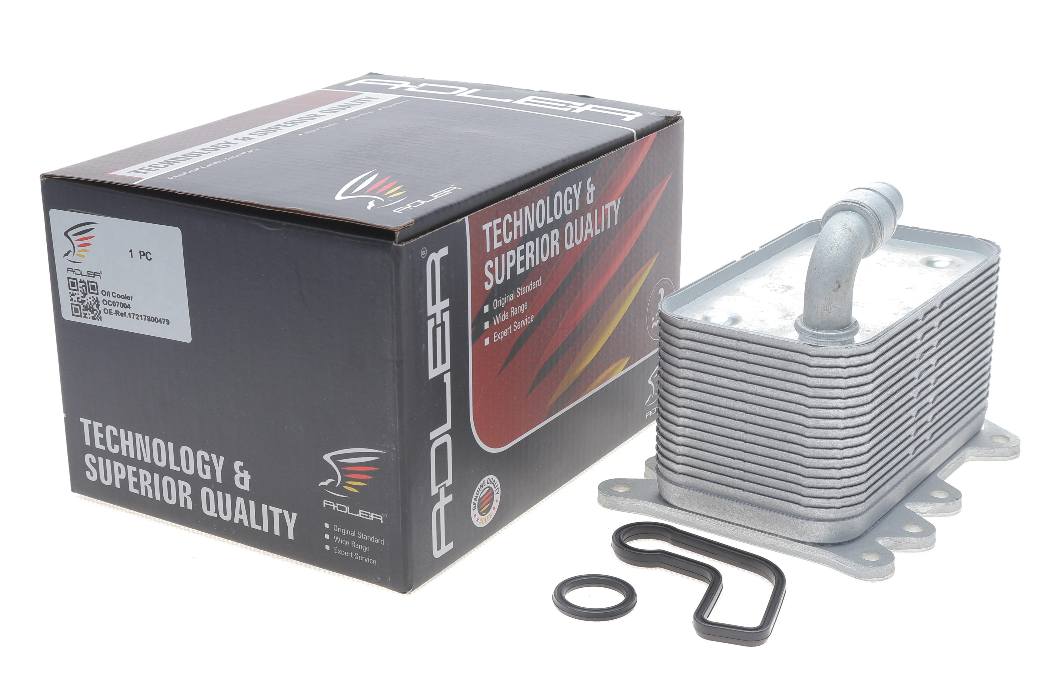 Радіатор масляний BMW 5 (E60)/7 (E65-E67)/X3 (E83) 2.0-4.4 D 02-10 (теплообмінник) M47/M57/M67/N47