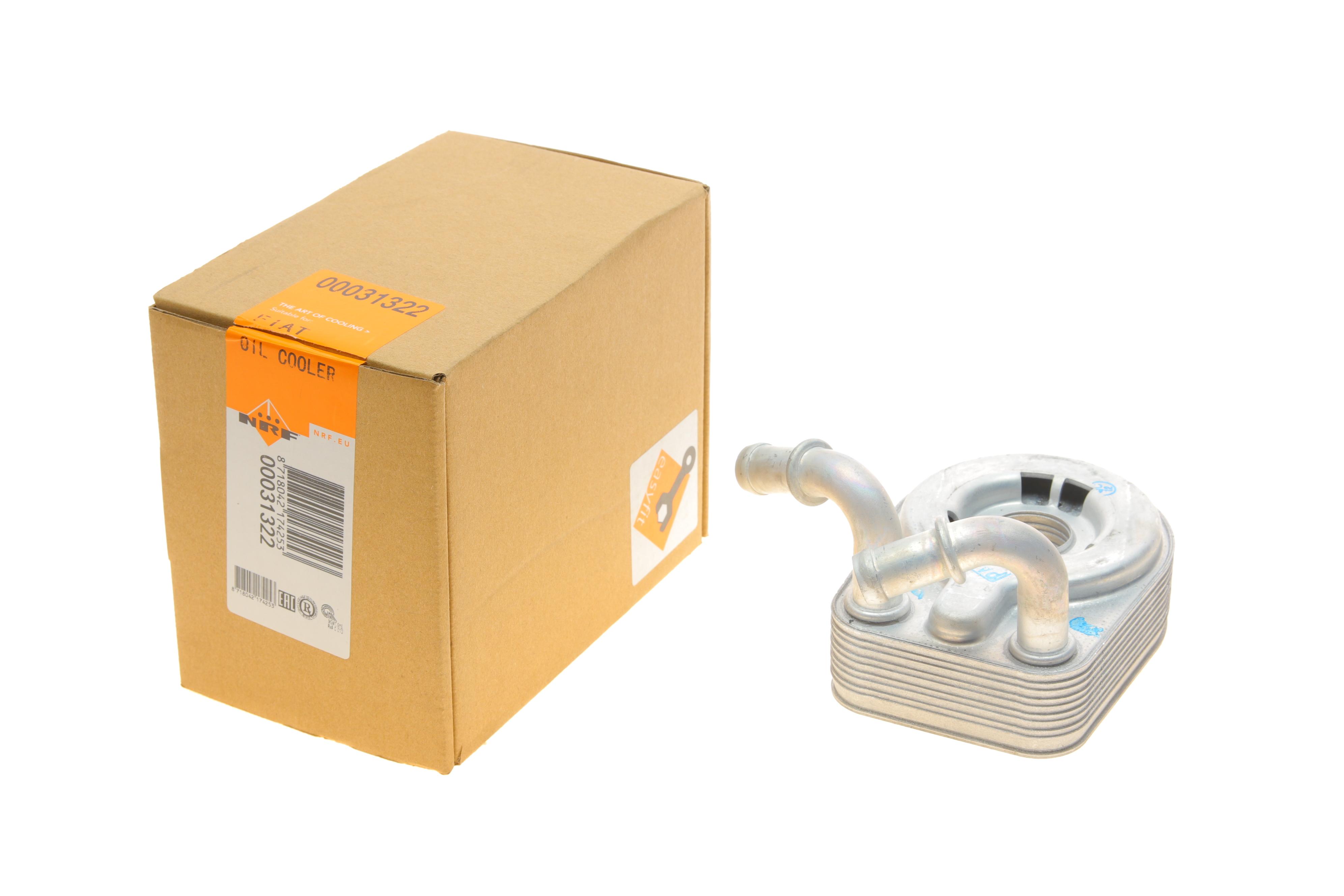 Радіатор масляний Fiat Doblo 1.9D 01- (теплообмінник)