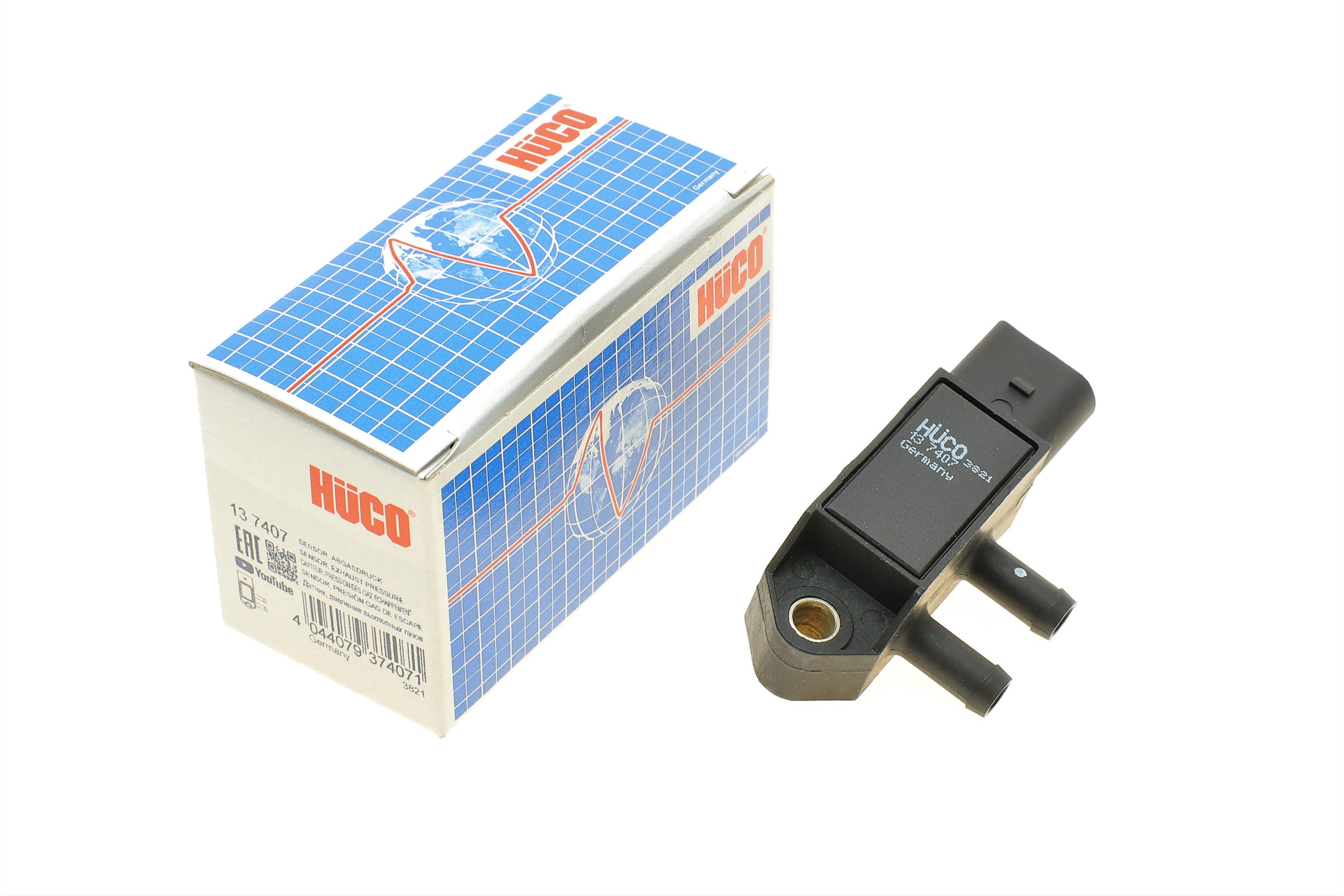 Датчик тиску вихлопних газів Audi A4/A6/A7/Skoda Octavia/SuperB/VW Crafter 1.6-2.0 D 12- (HÜCO)