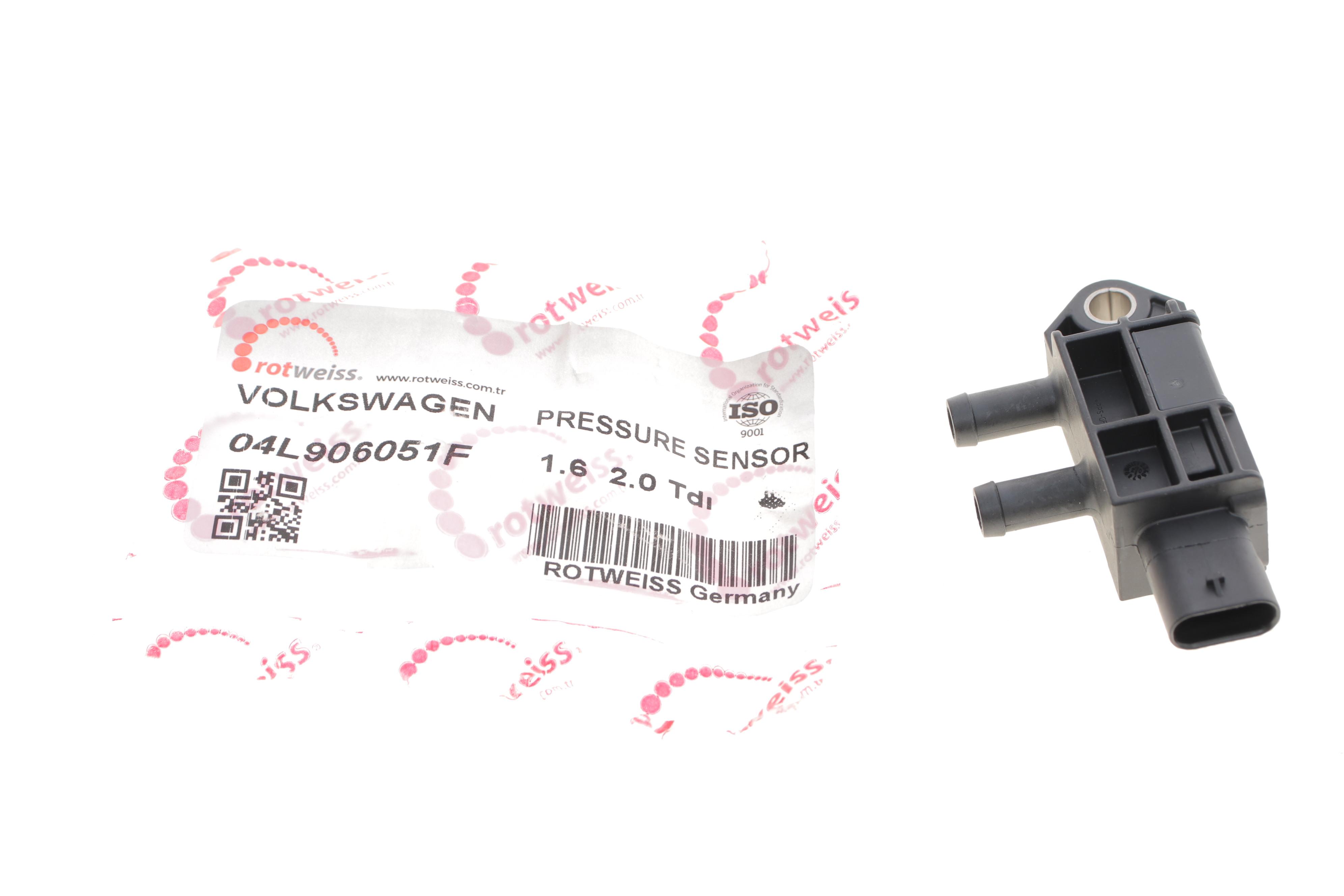 Датчик тиску вихлопних газів Audi A4/A6/A7/Skoda Octavia/SuperB/VW T6/Crafter 1.6D/2.0D/2.0DH 12- (всередині OE VAG)