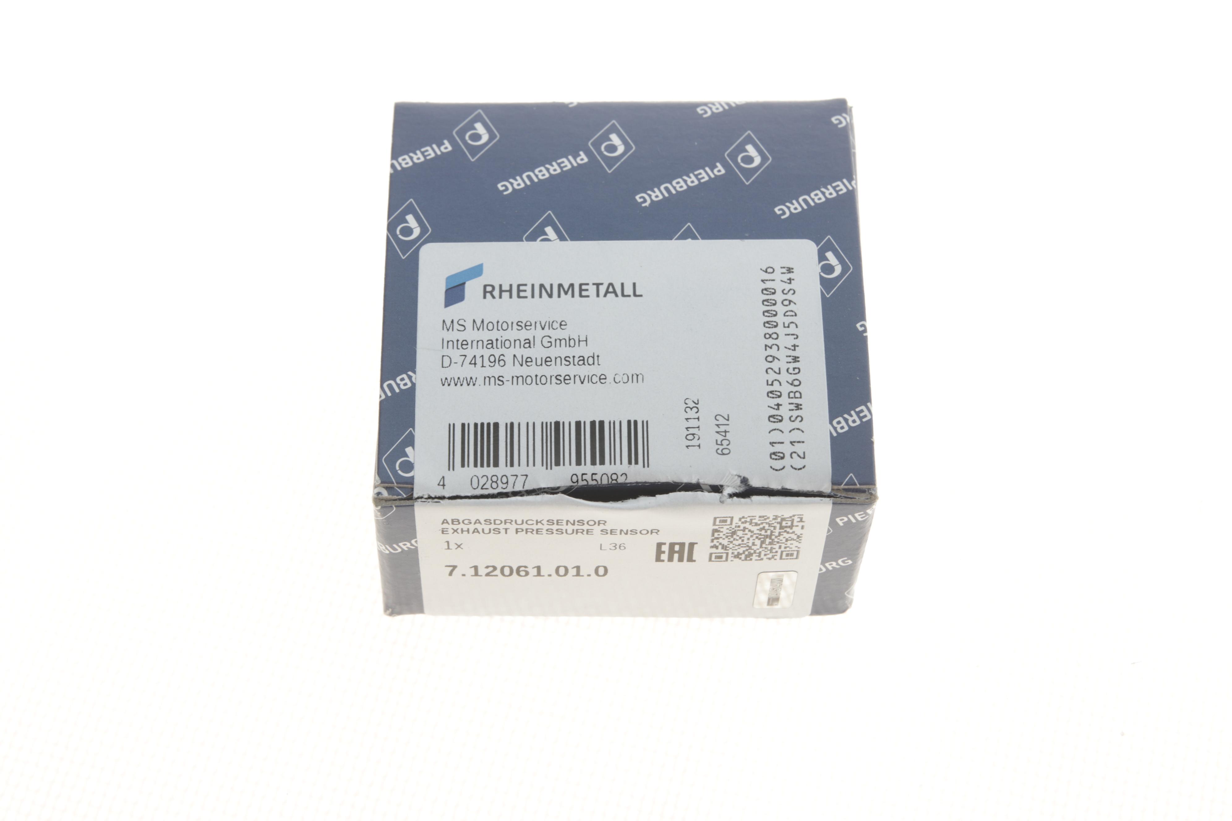 Датчик тиску вихлопних газів MB Sprinter (W906/W907/W910) 09- /Vito (W447) 14- OM651/OM646/OM642