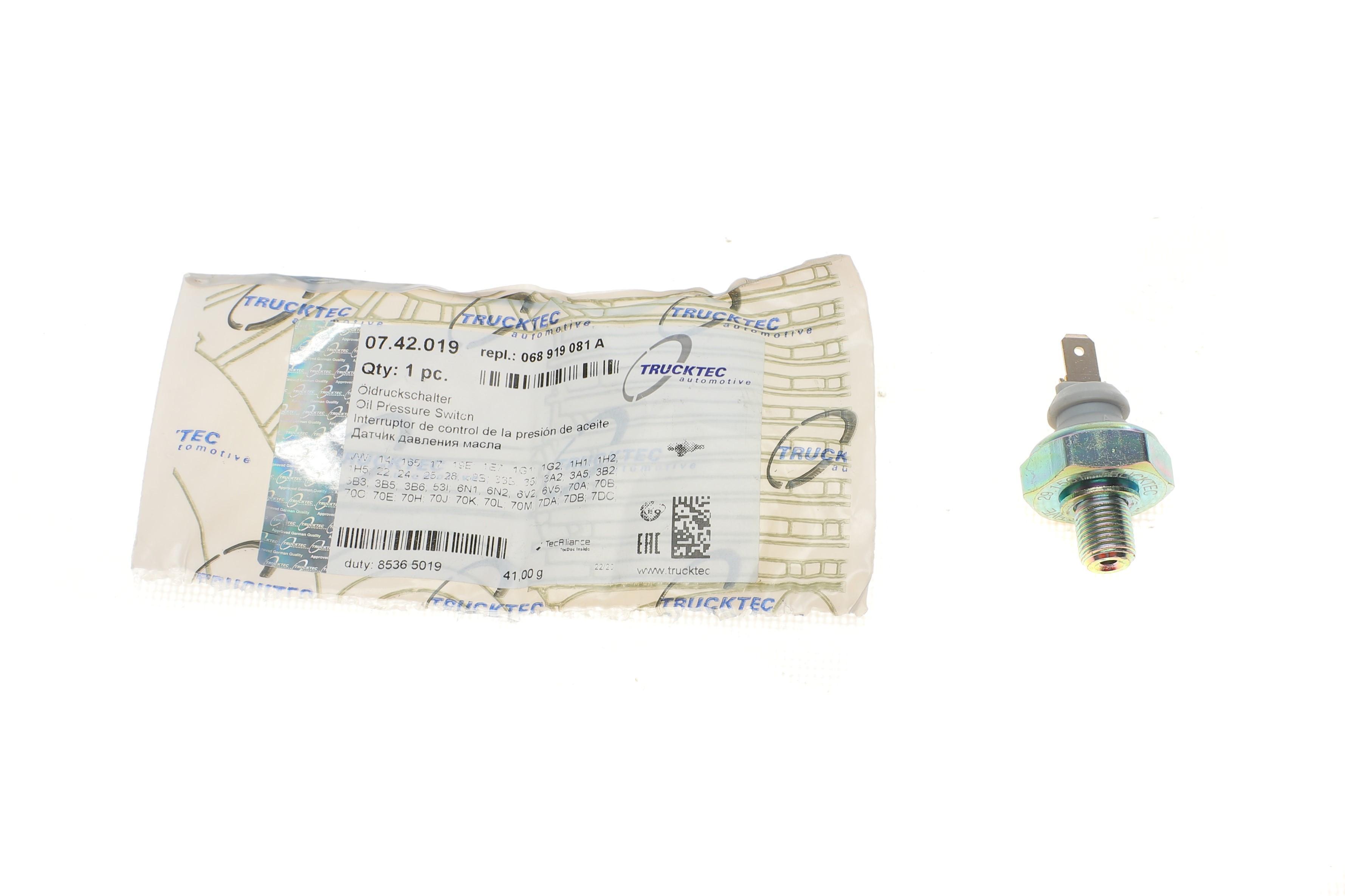 Датчик тиску оливи VW T4 1.9D/2.5TDi -03 (0.9 bar) (білий)