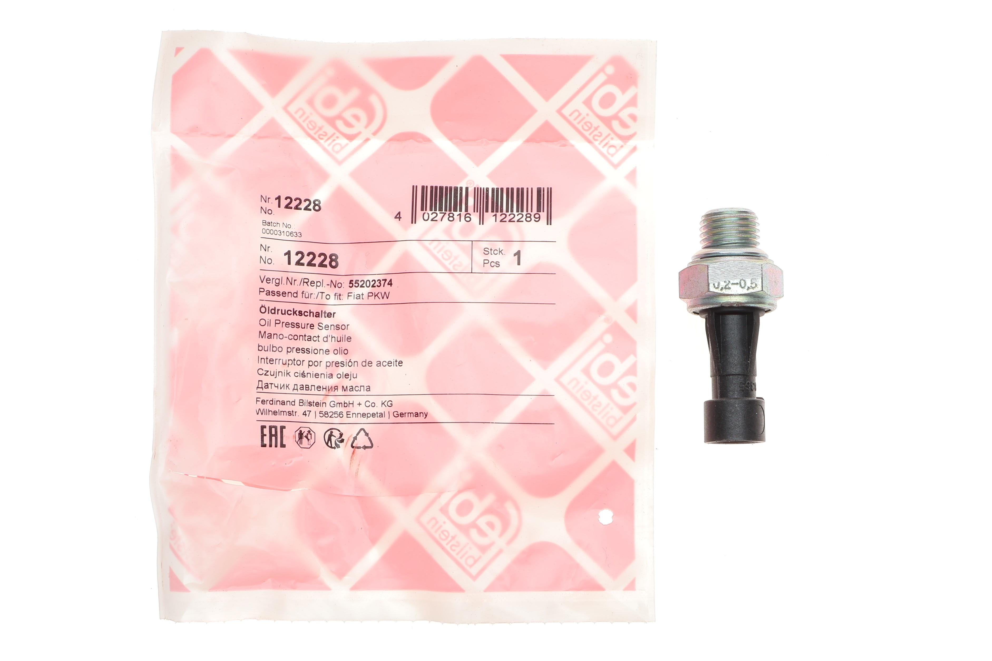 Датчик тиску оливи Citroen Jumper/Peugeot Boxer 2.8HDi 95- (M14x1.5) (чорний)