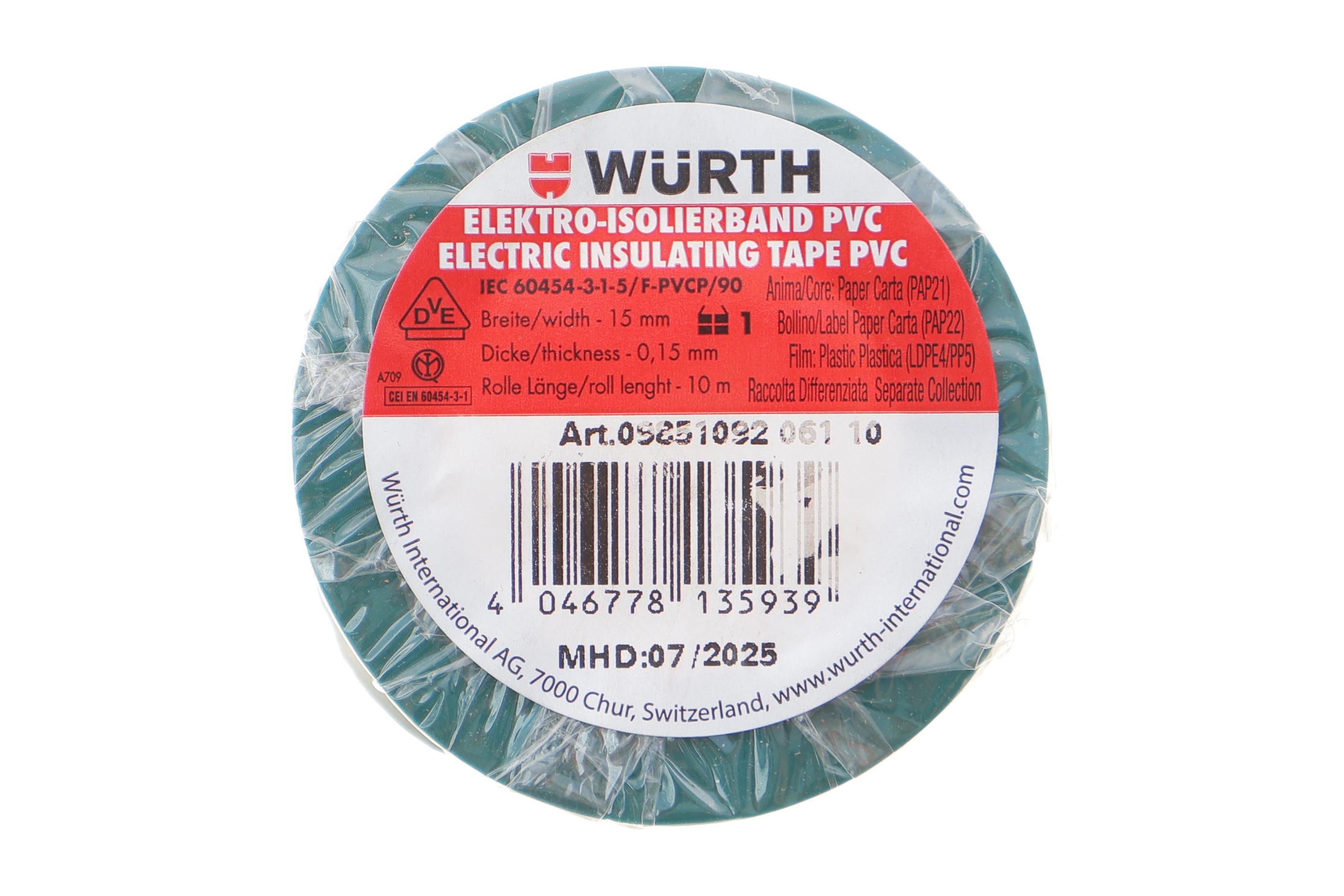 Ізострічка зелена (15mmx10m)