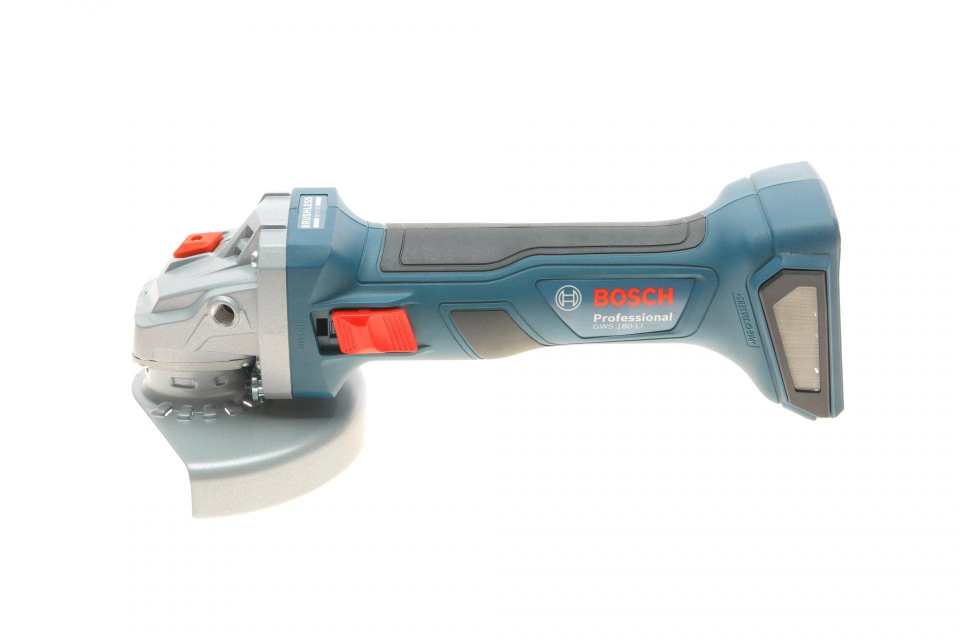 Шліфмашина акумуляторна (кутова) GWS 180-LI (700W) 11000 об/хв./125mm (+ АКБ) знято з постачання