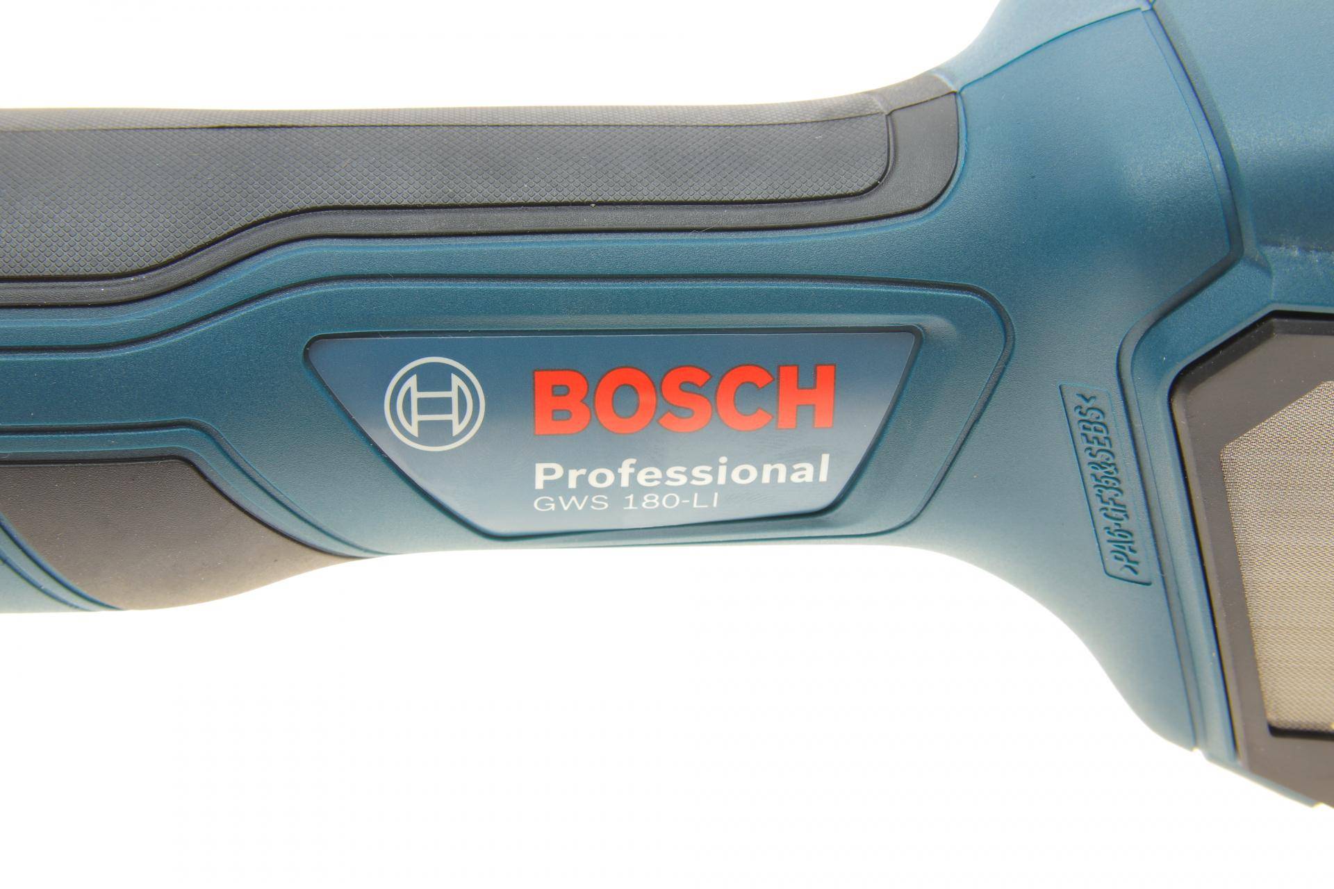 Шліфмашина акумуляторна (кутова) GWS 180-LI (700W) 11000 об/хв./125mm (+ АКБ) знято з постачання