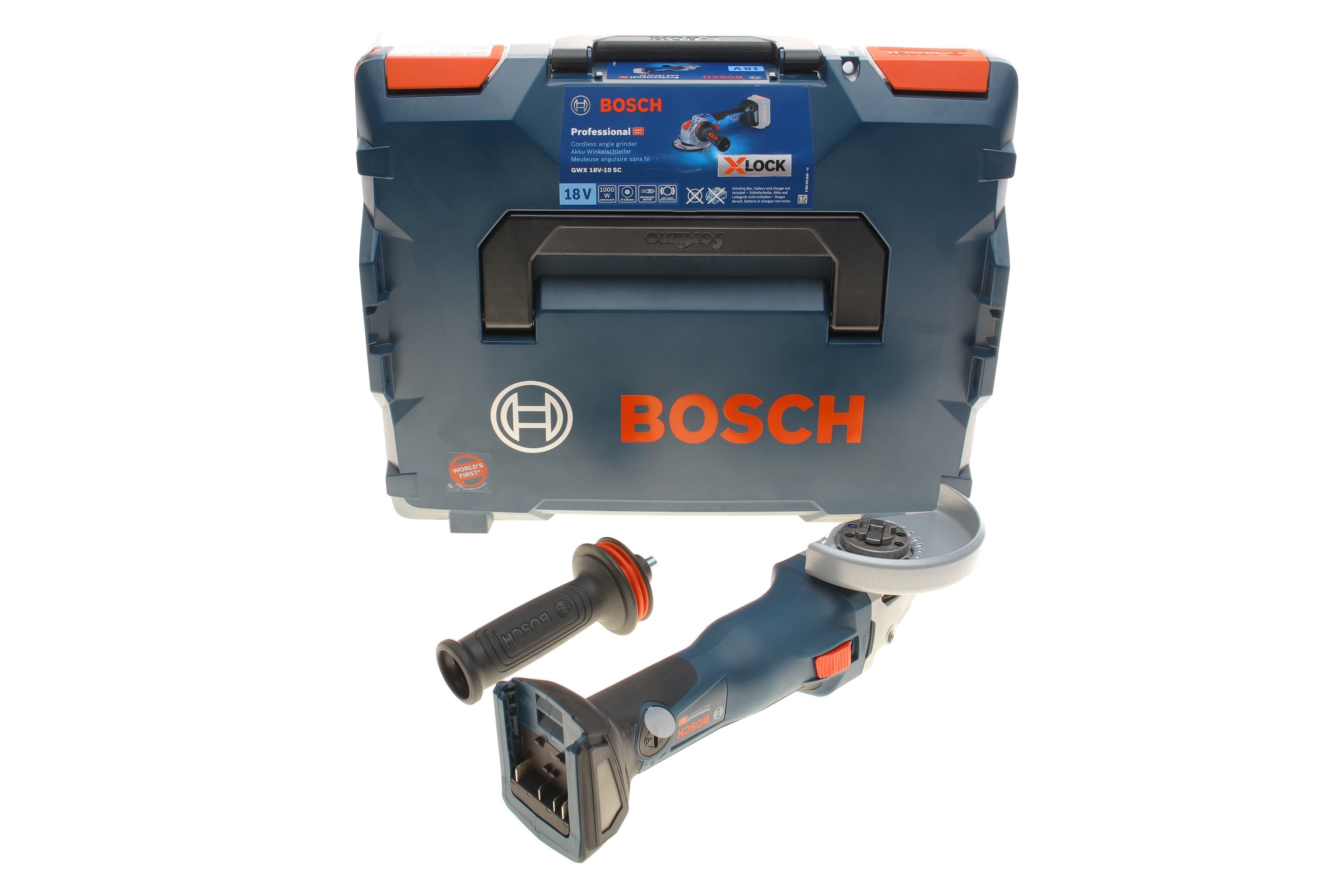 Шліфмашина акумуляторна (кутова) X-LOCK GWX 18V-10 SC 4500-9000 об/мин./125 mm (без АКБ)