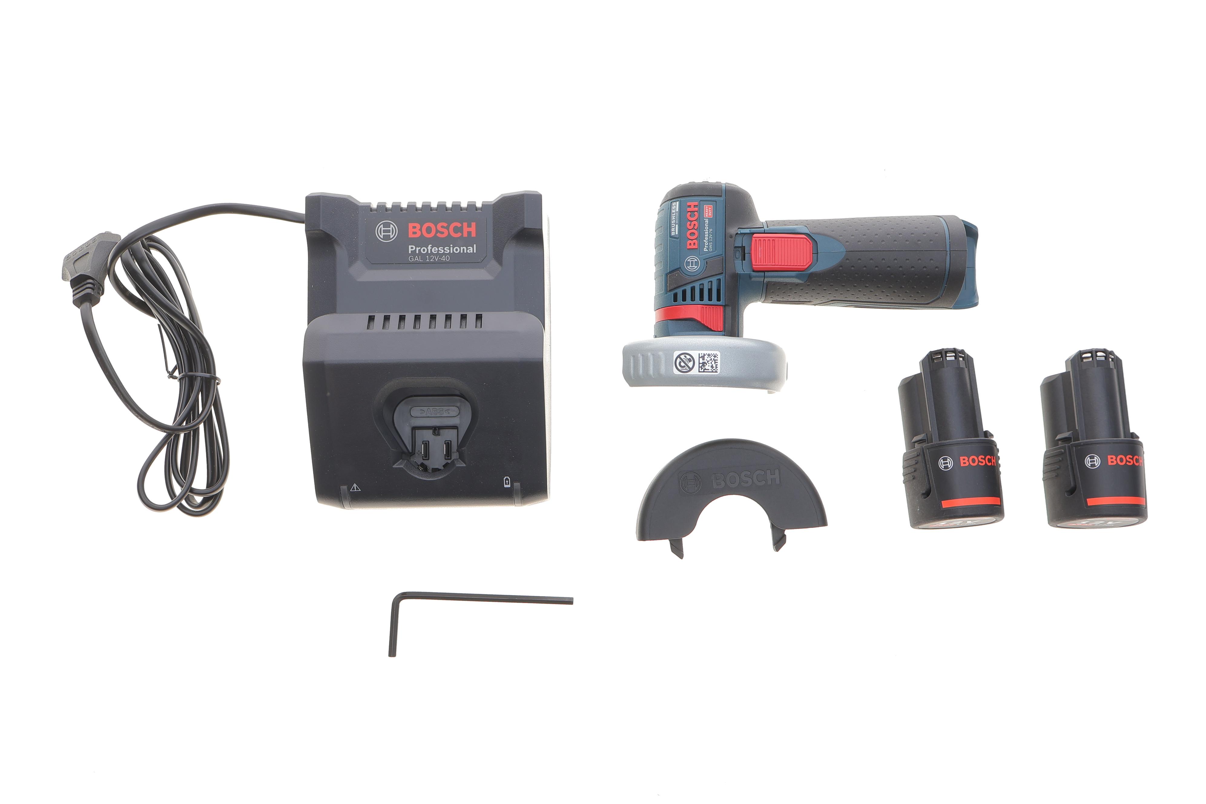 Шліфмашина акумуляторна (кутова) GWS 12V-76 19500 об/мин./76 мм (+ кейс/АКБ/зарадний пристрій)