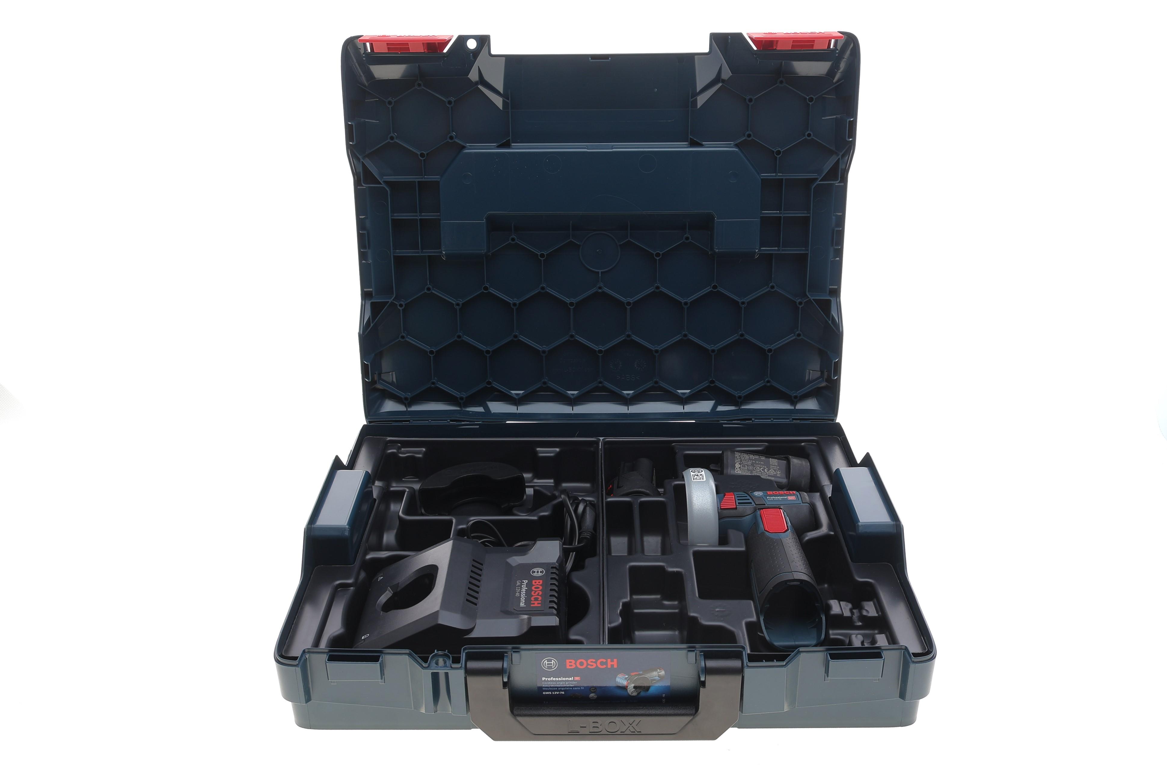 Шліфмашина акумуляторна (кутова) GWS 12V-76 19500 об/мин./76 мм (+ кейс/АКБ/зарадний пристрій)